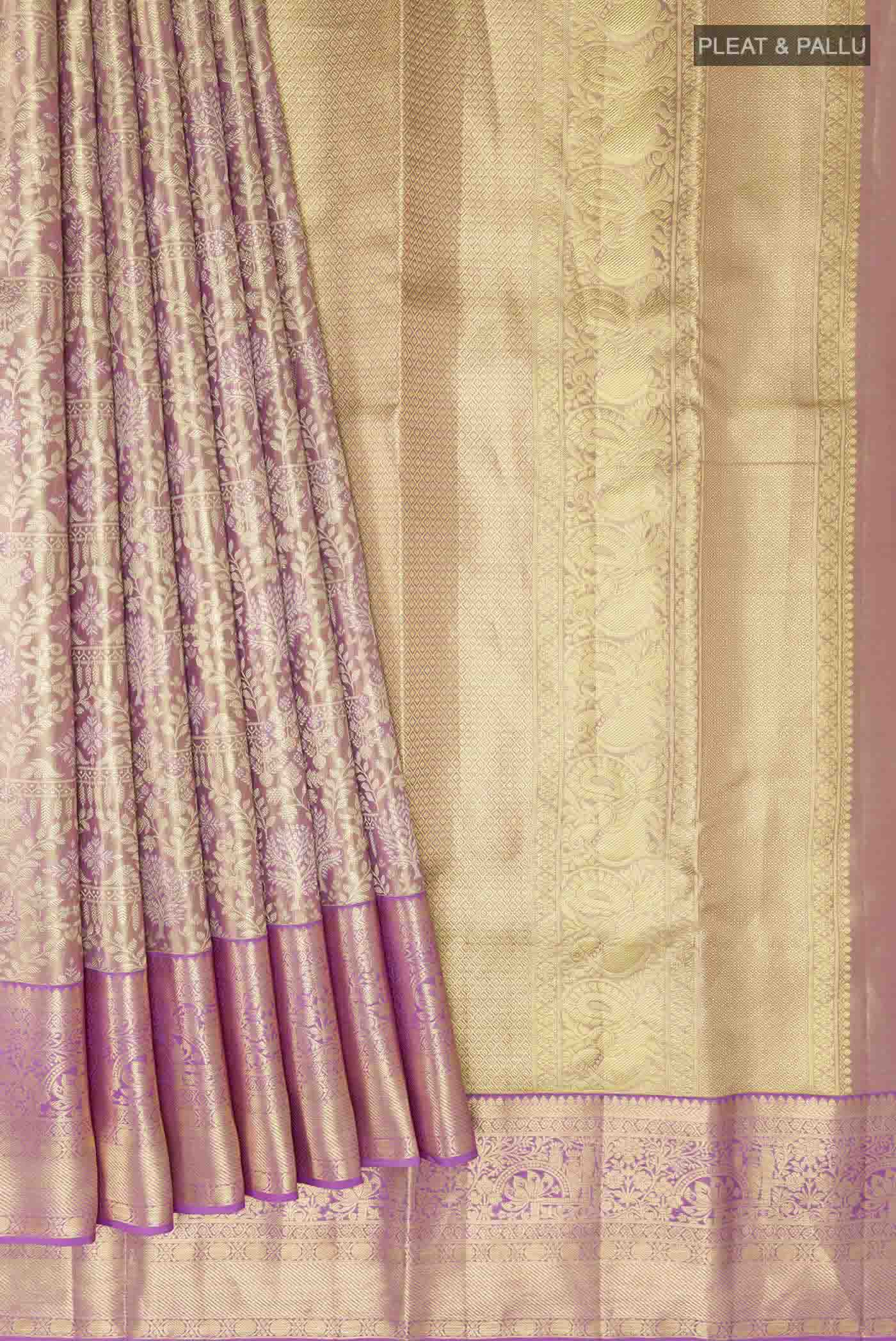 pleats pallu