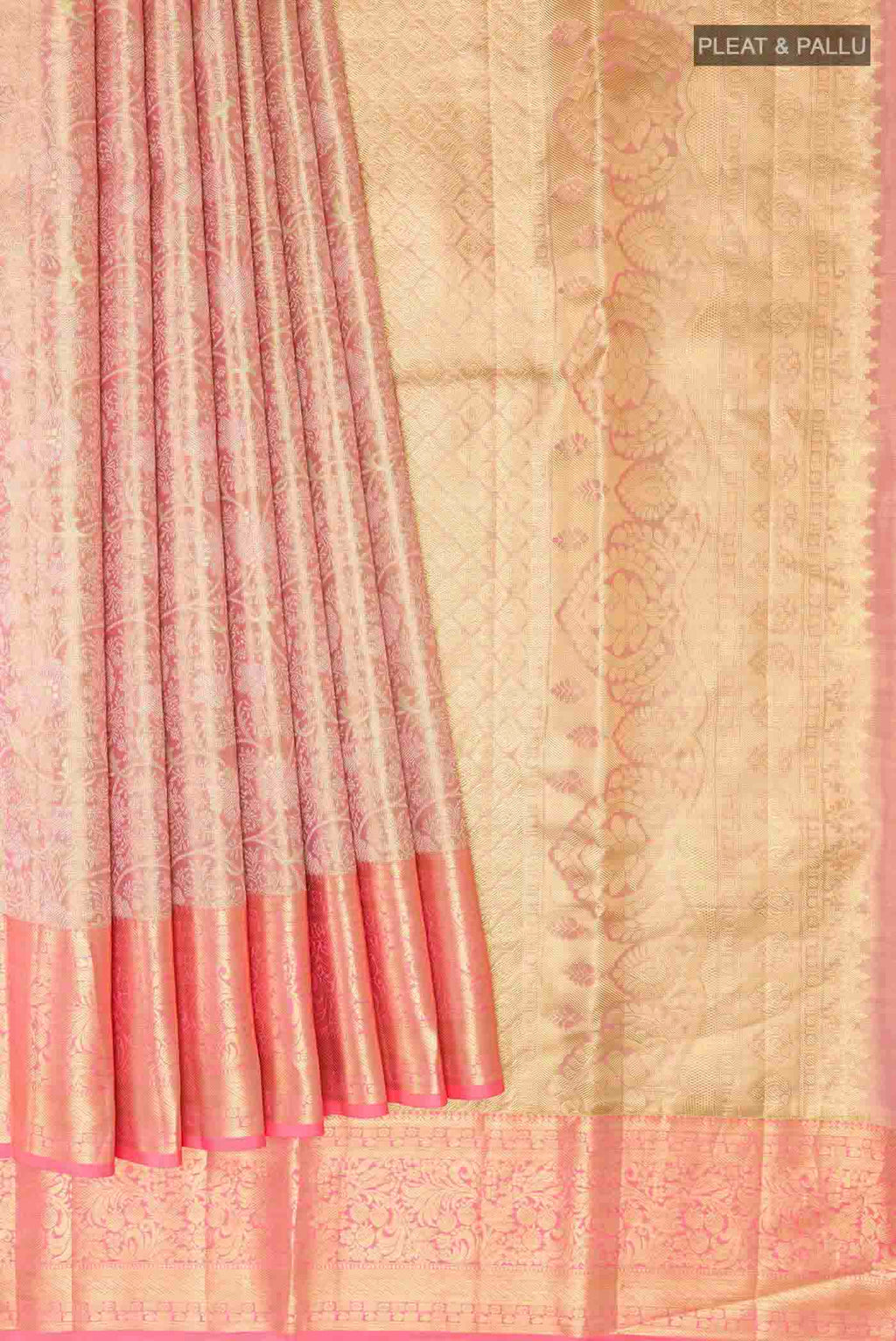 pleats pallu
