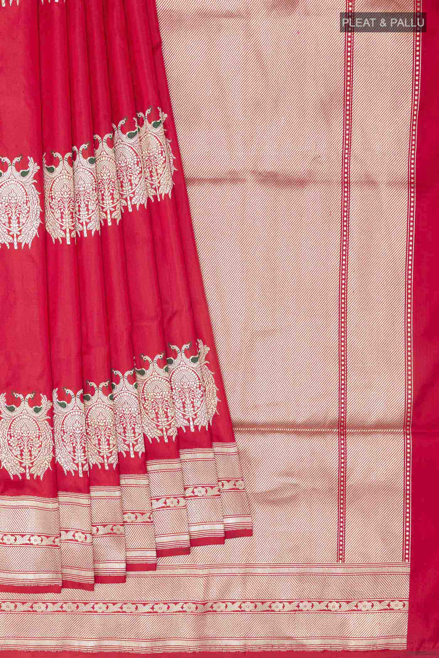 pleats pallu