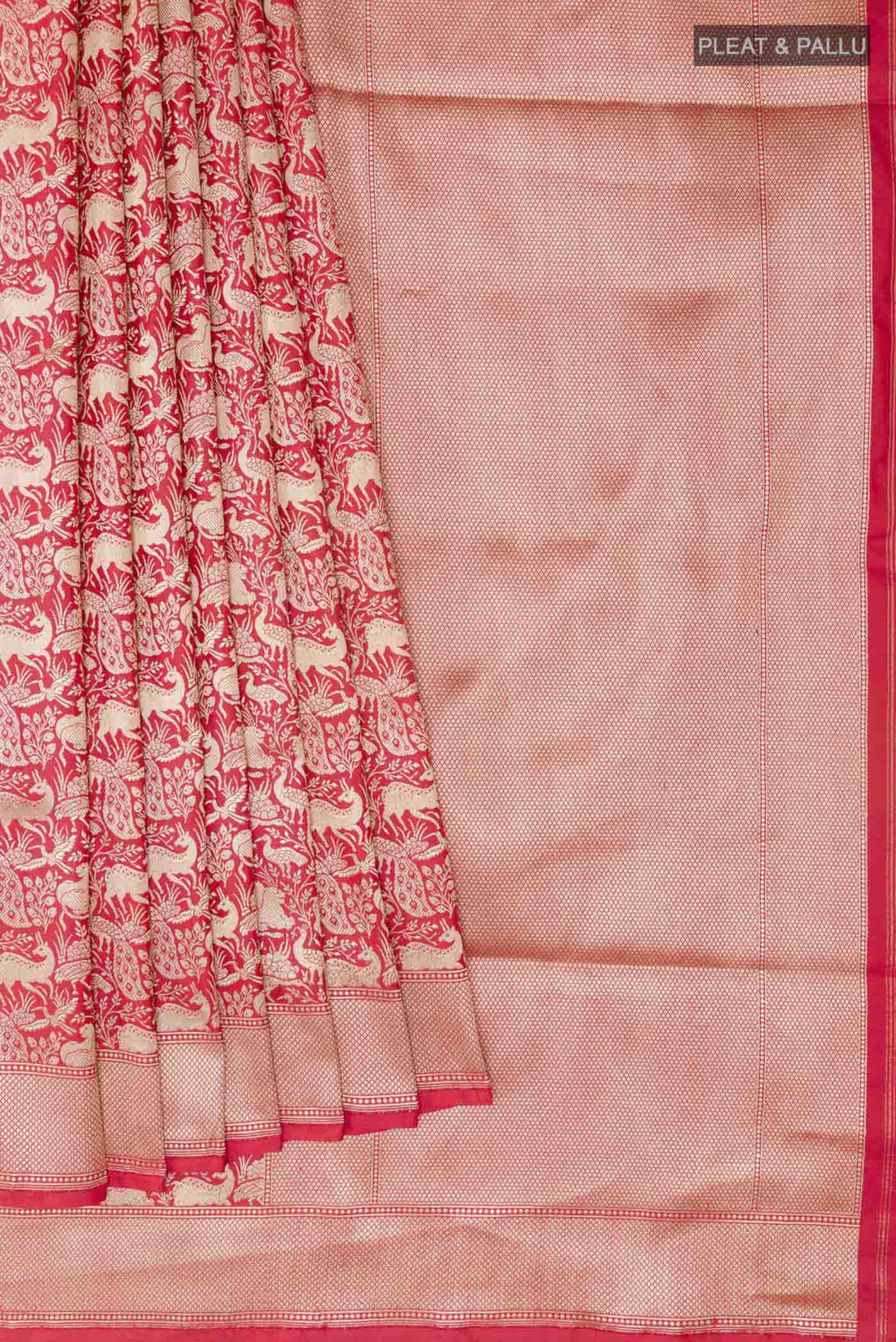 pleats pallu
