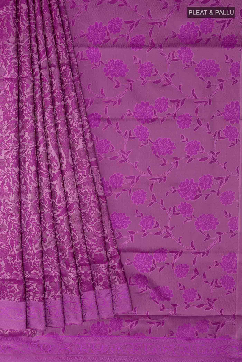 pleats pallu