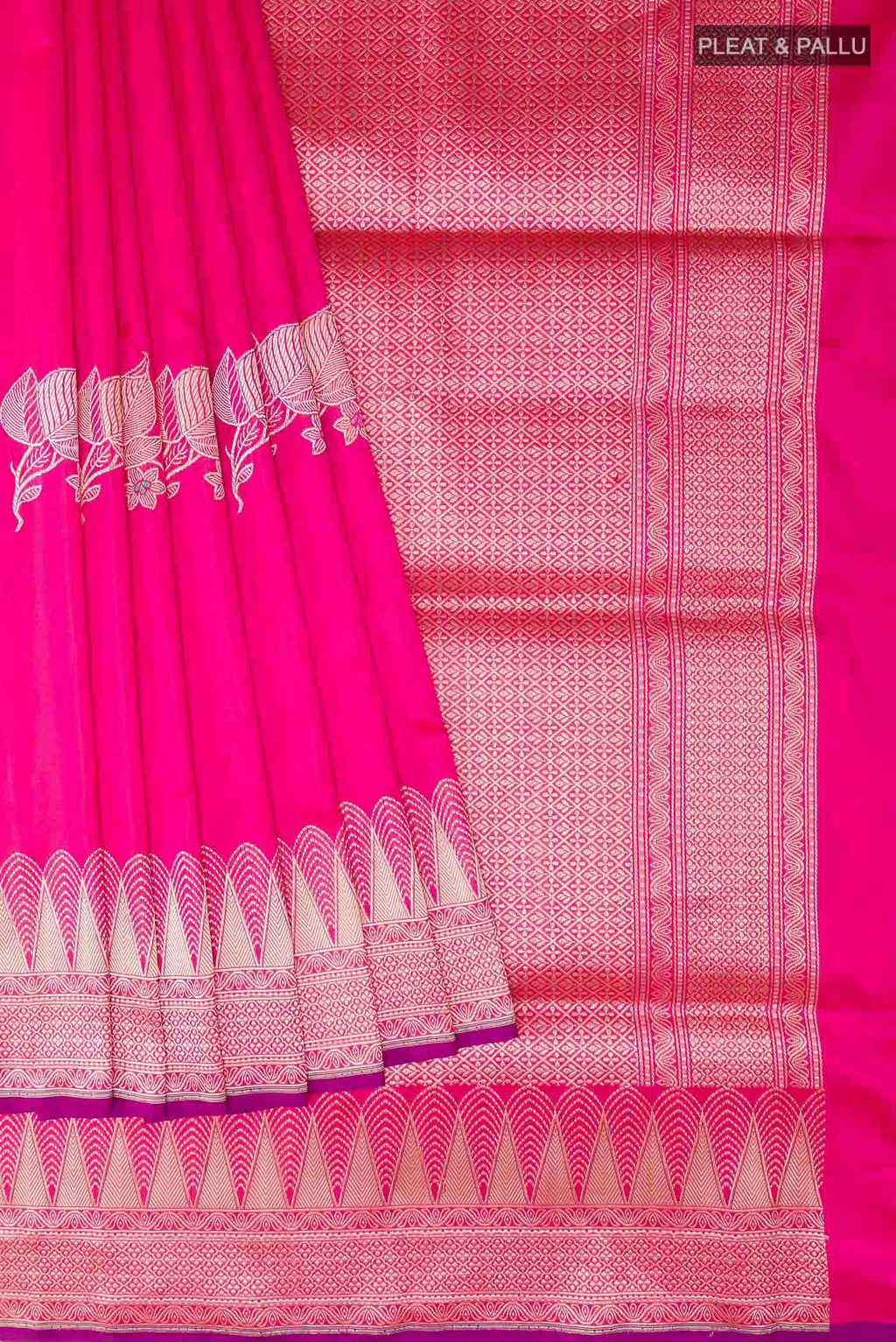 pleats pallu