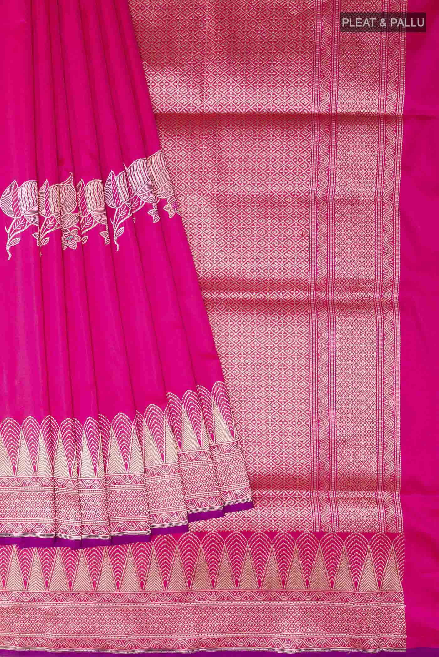 pleats pallu