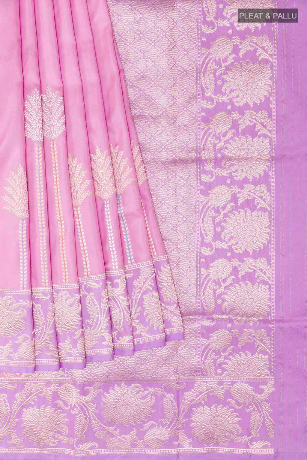 pleats pallu