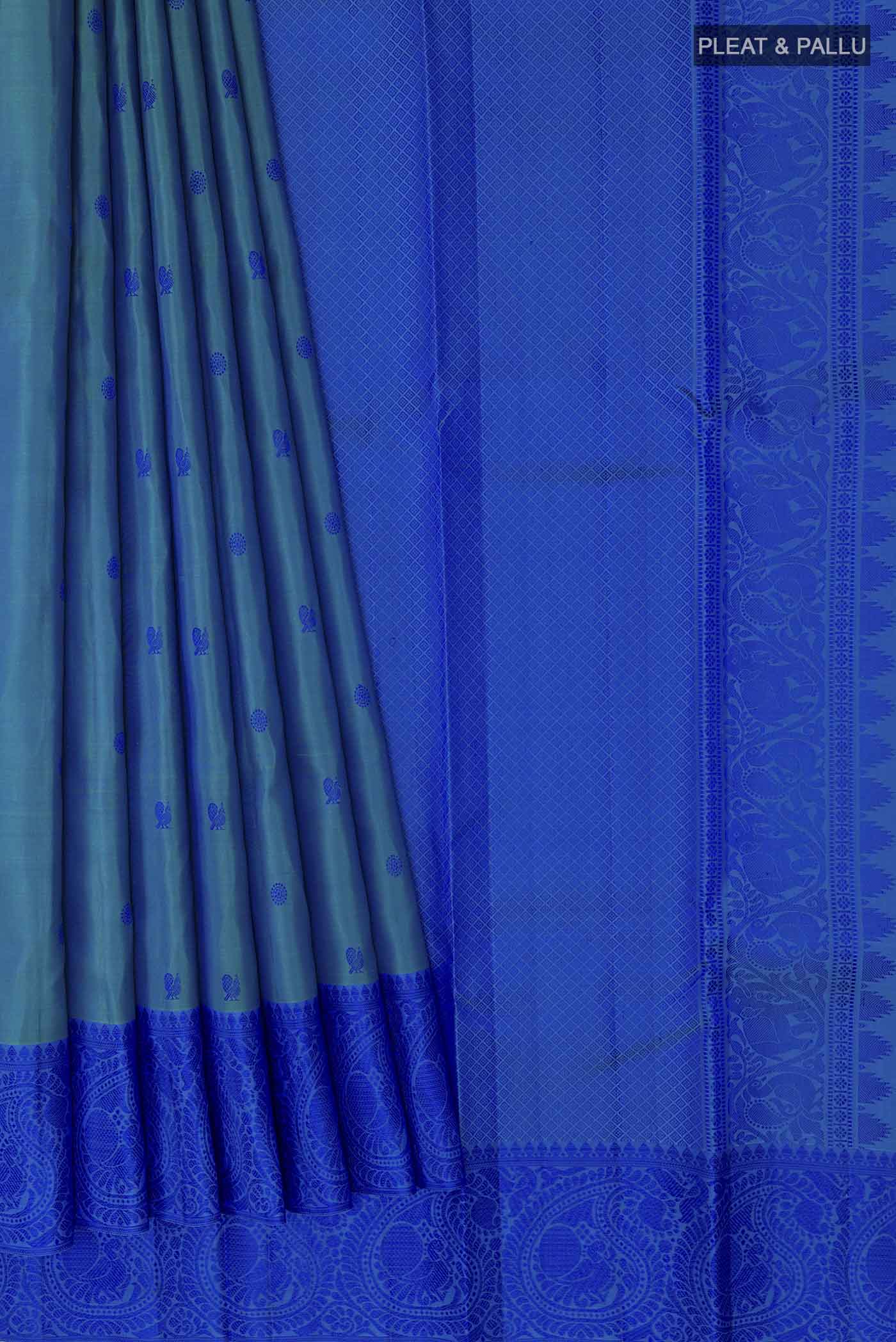 pleats pallu