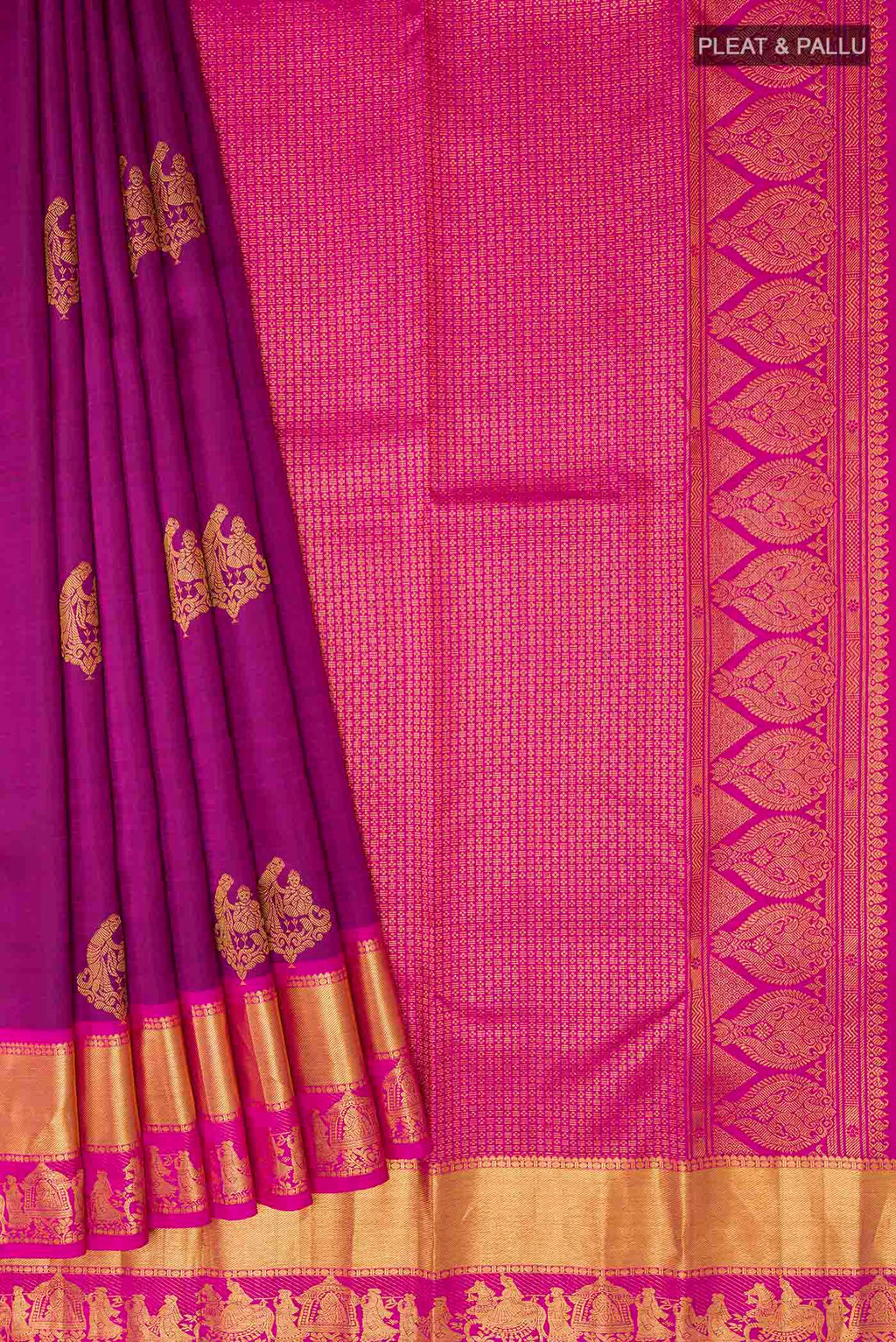 pleats pallu