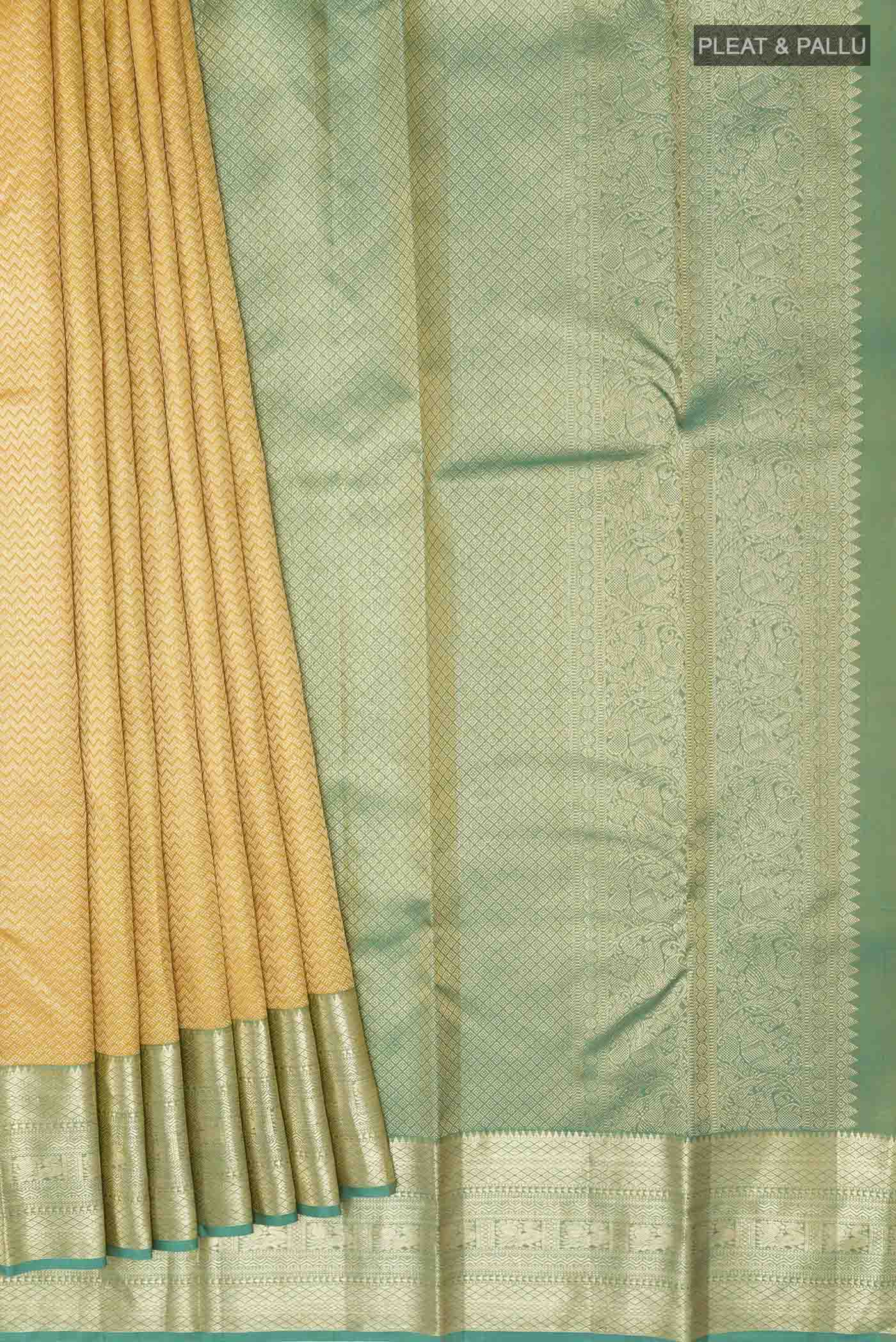 pleats pallu