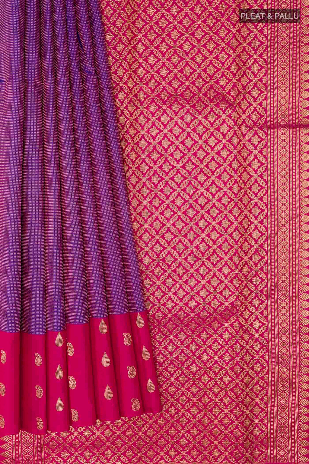 pleats pallu
