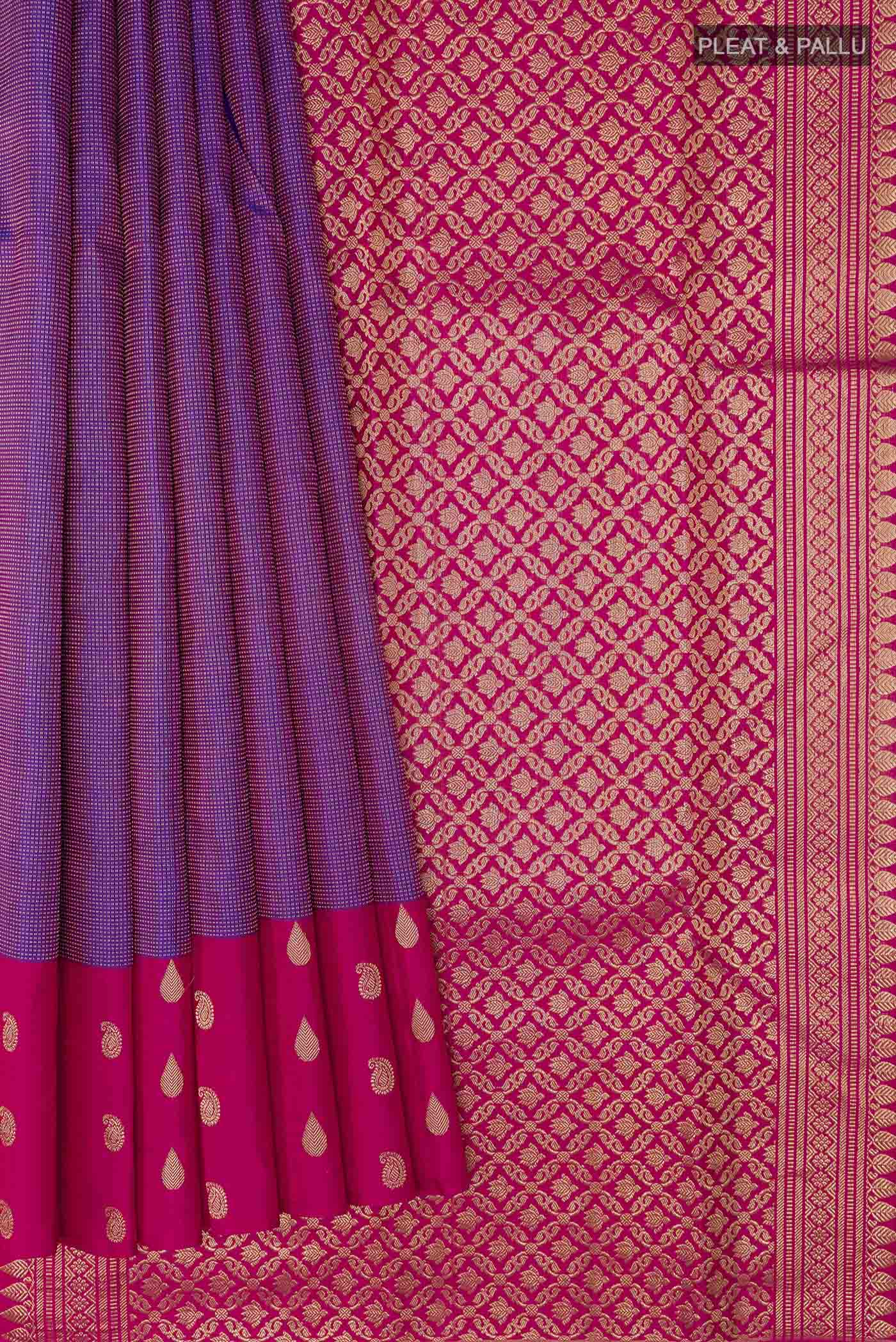 pleats pallu