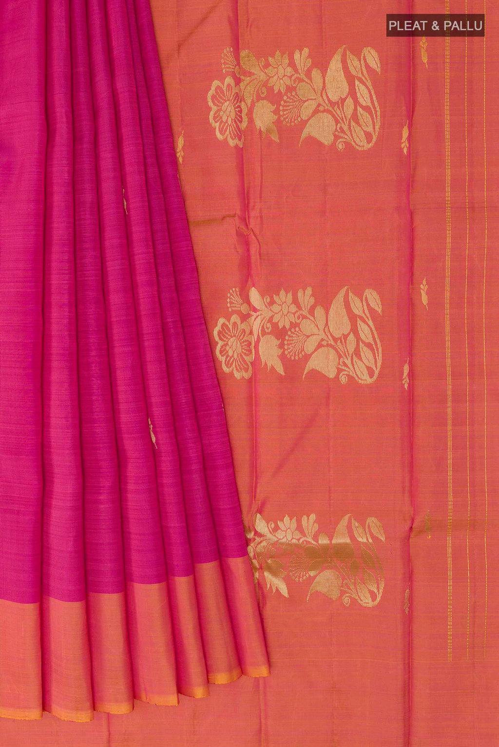pleats pallu