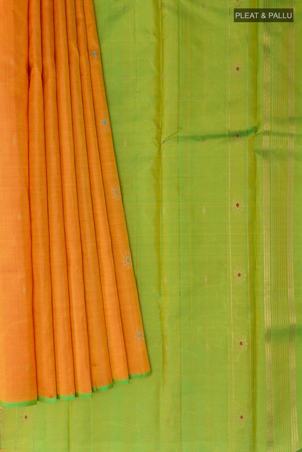 pleats pallu