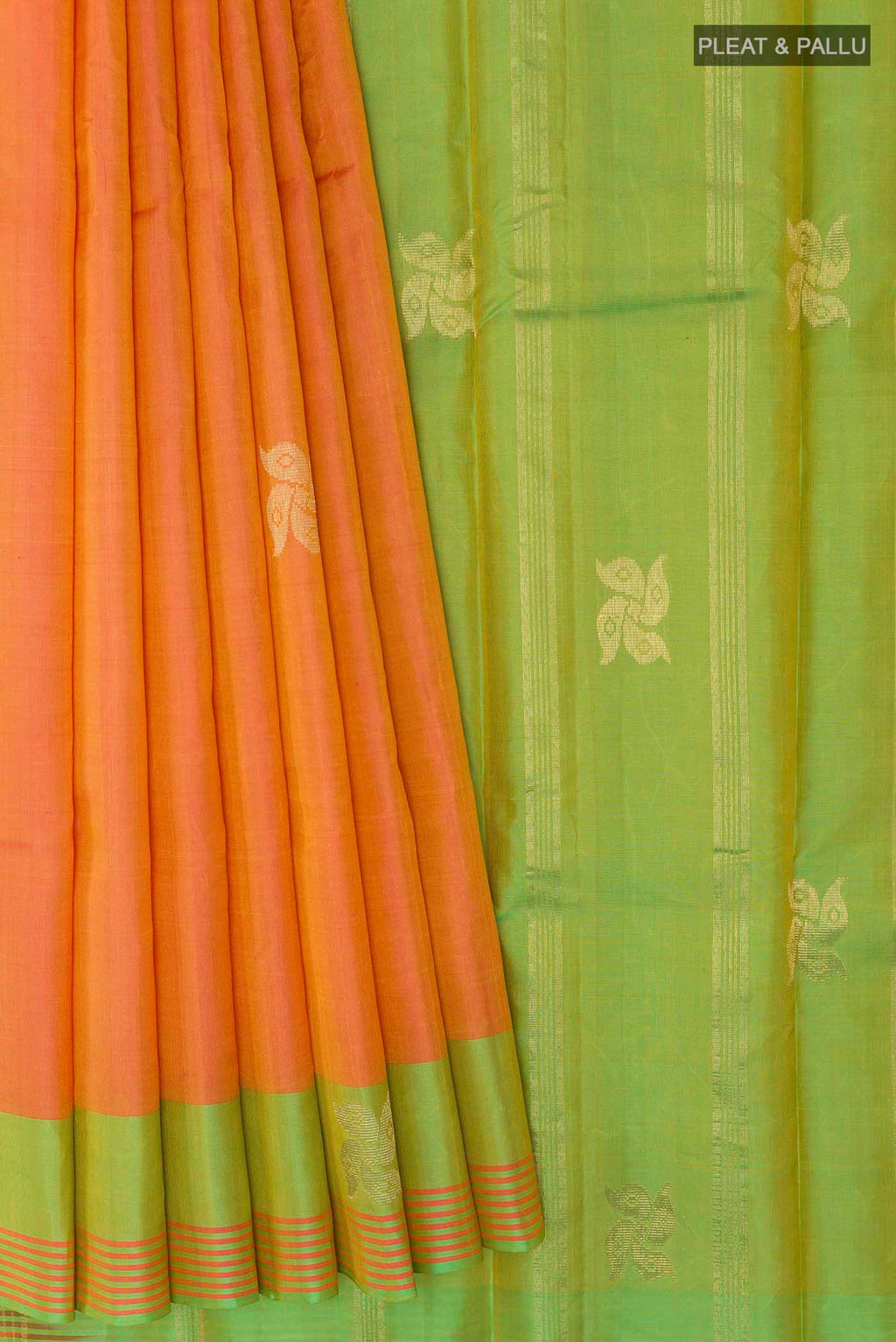 pleats pallu