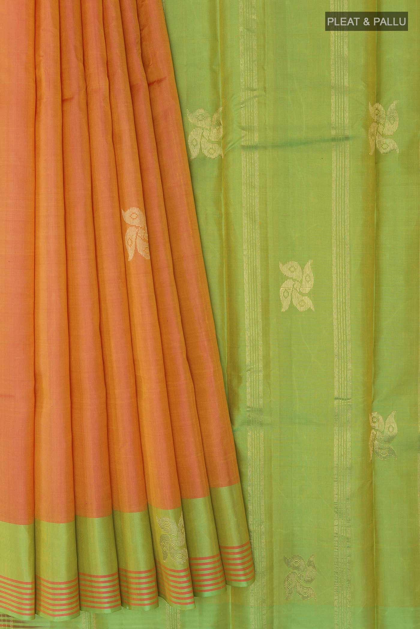 pleats pallu
