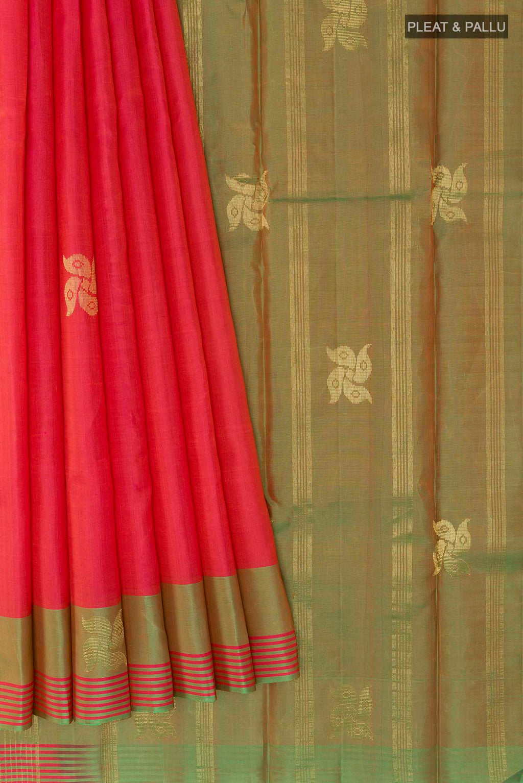 pleats pallu