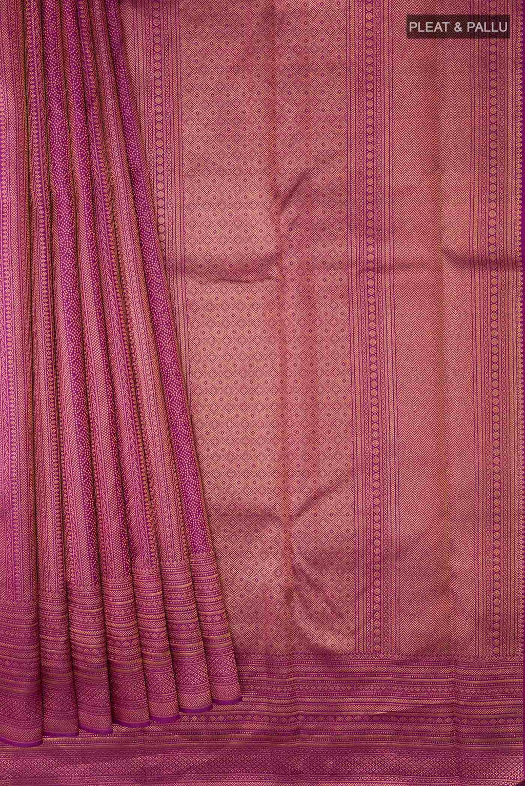 pleats pallu