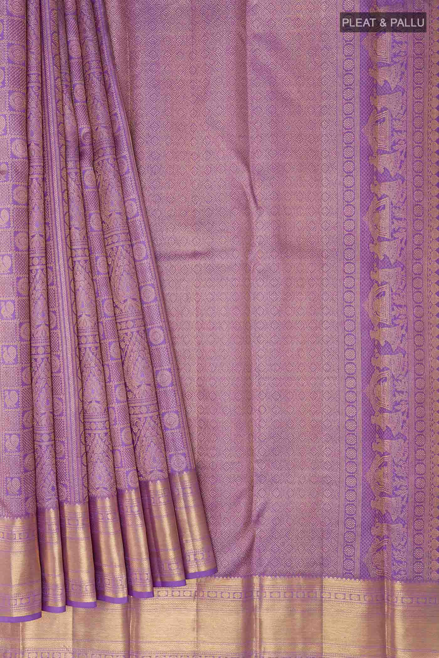 pleats pallu