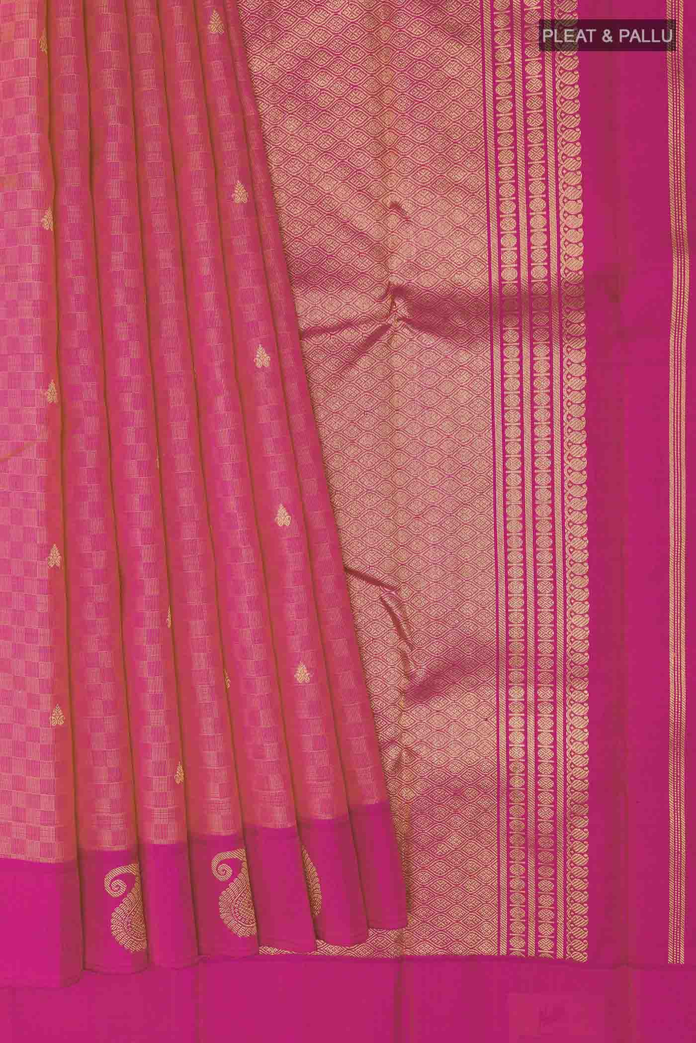 pleats pallu