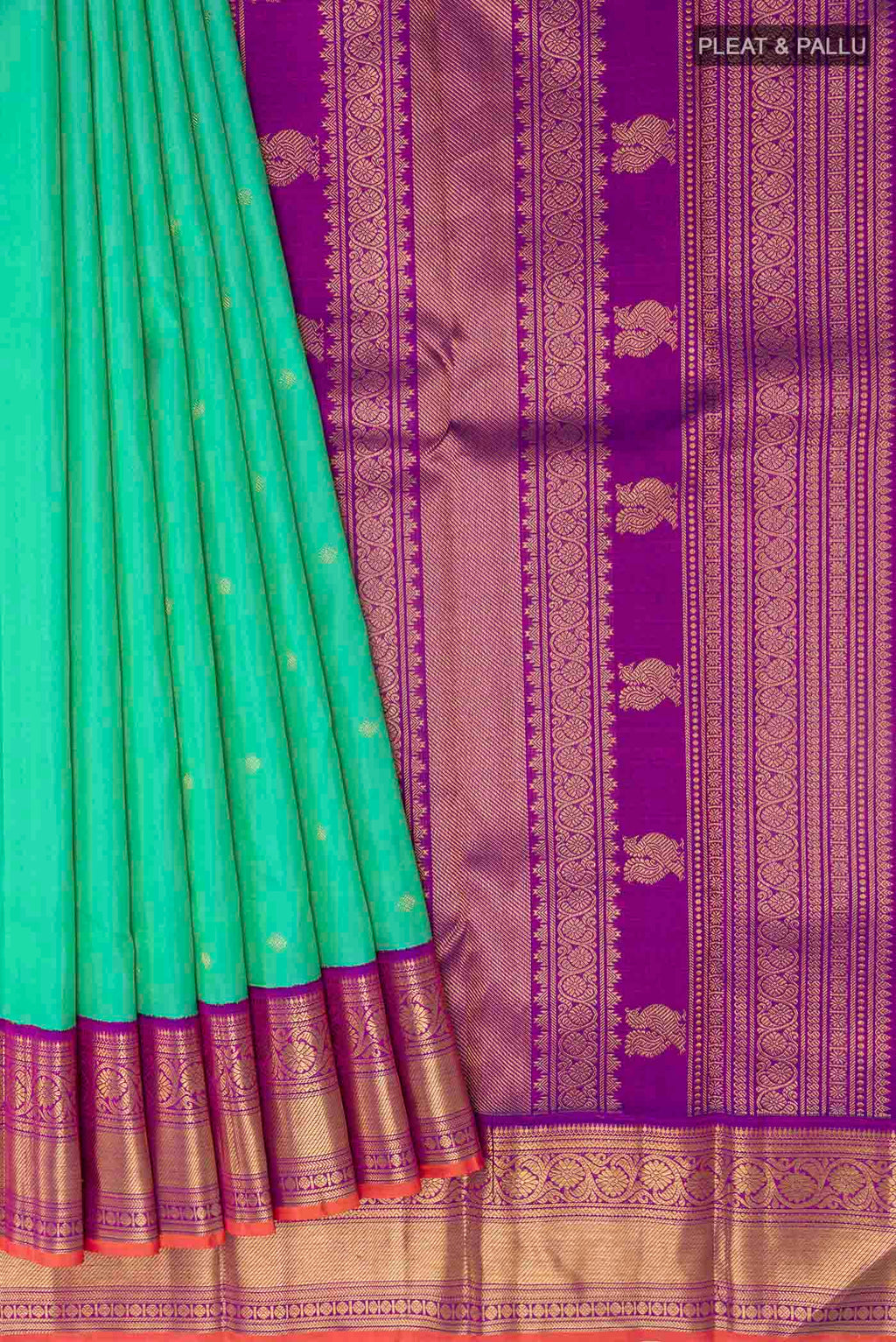 pleats pallu