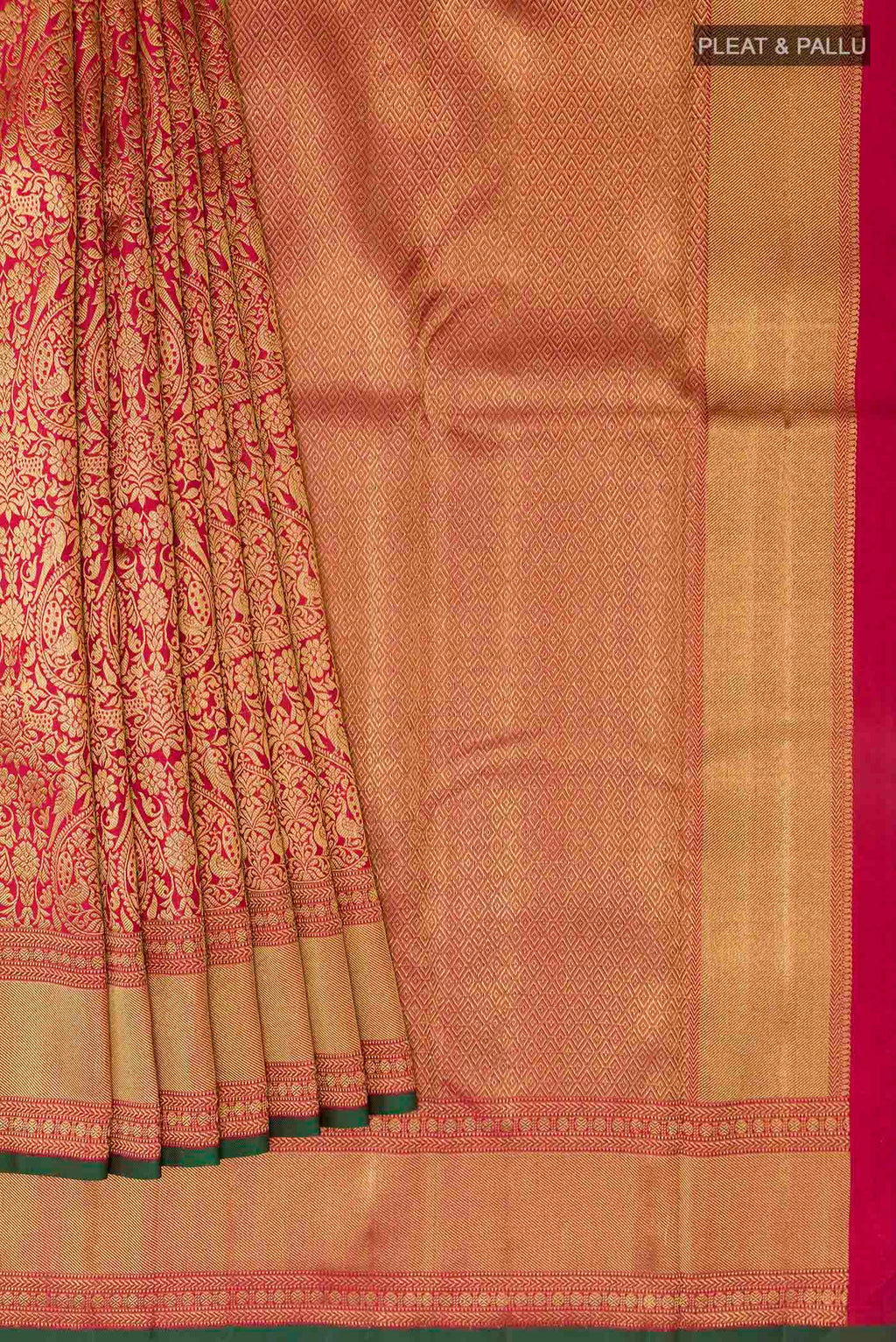 pleats pallu