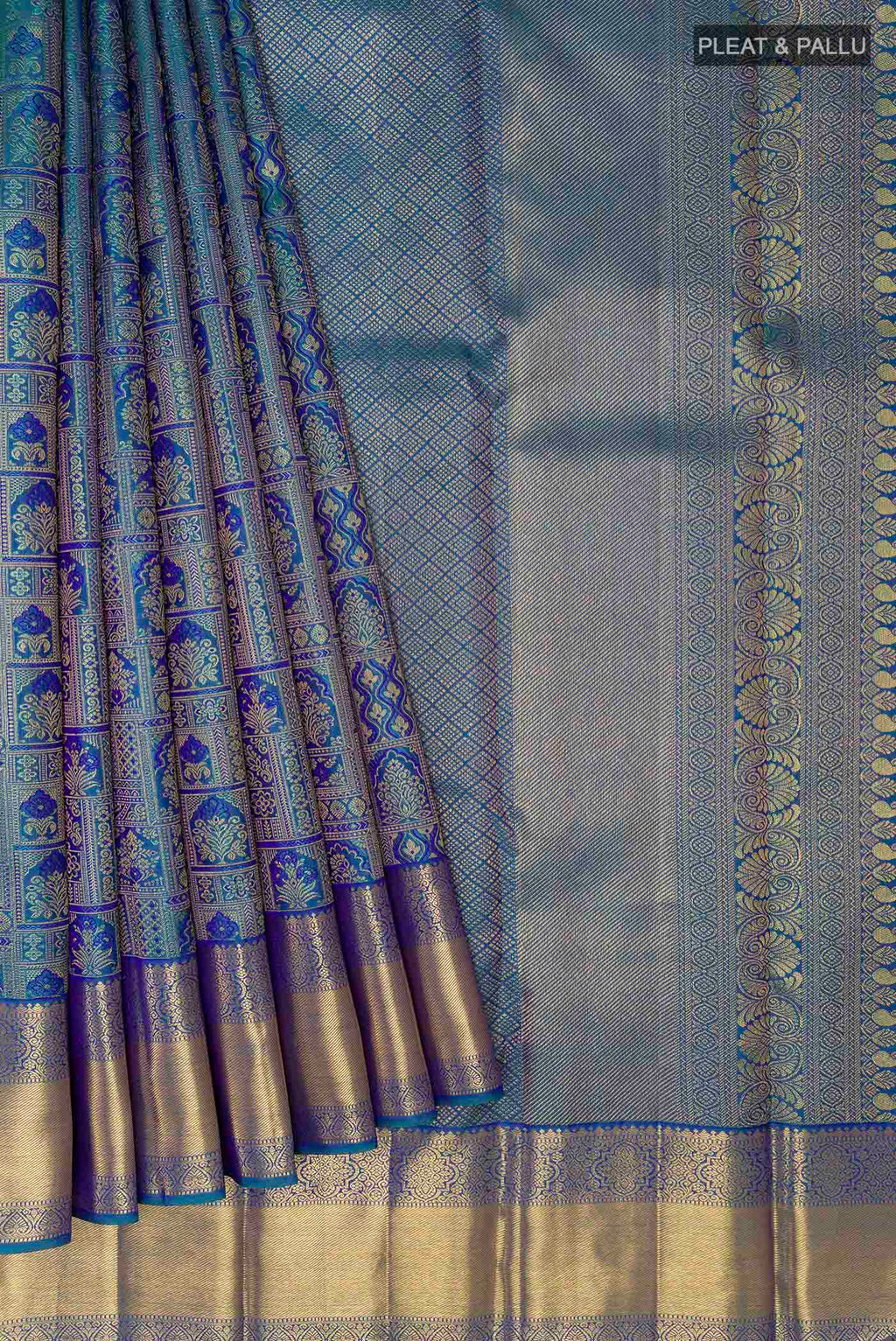 pleats pallu