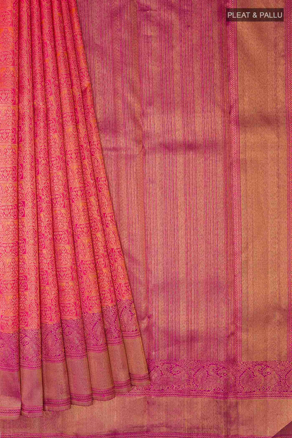 pleats pallu