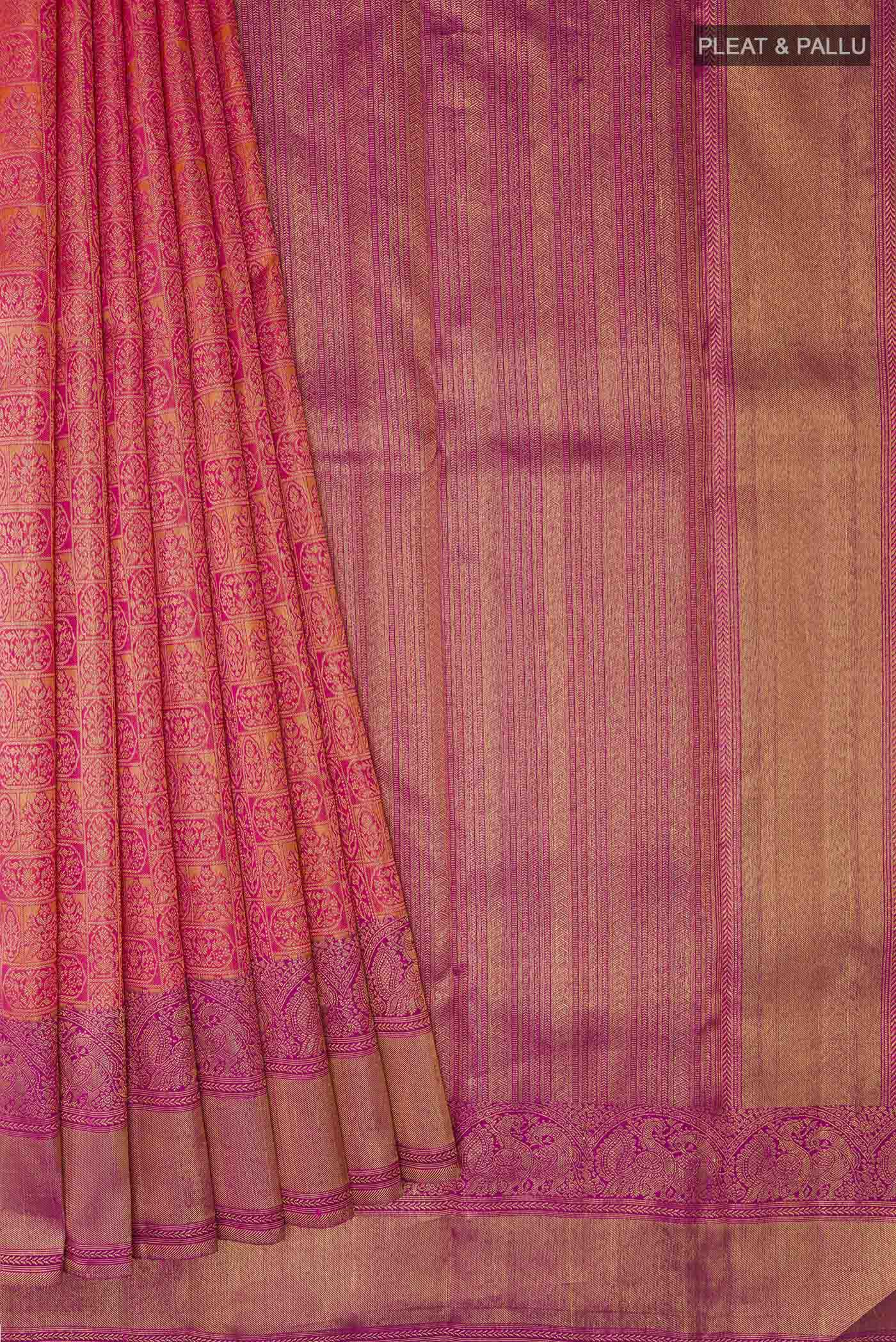 pleats pallu