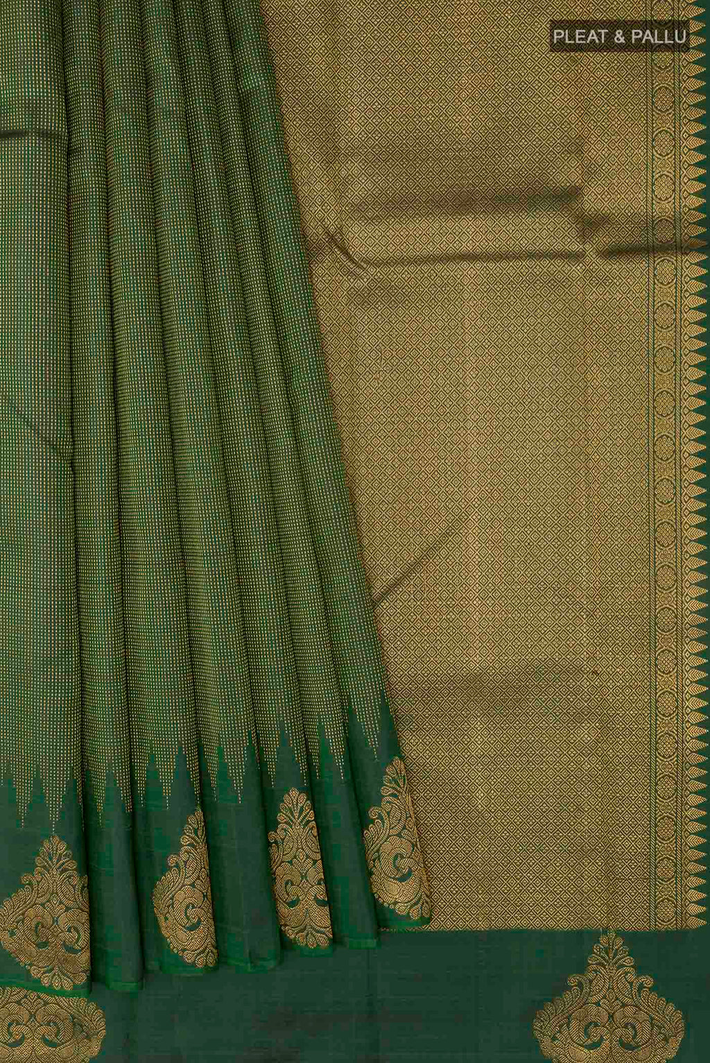 pleats pallu