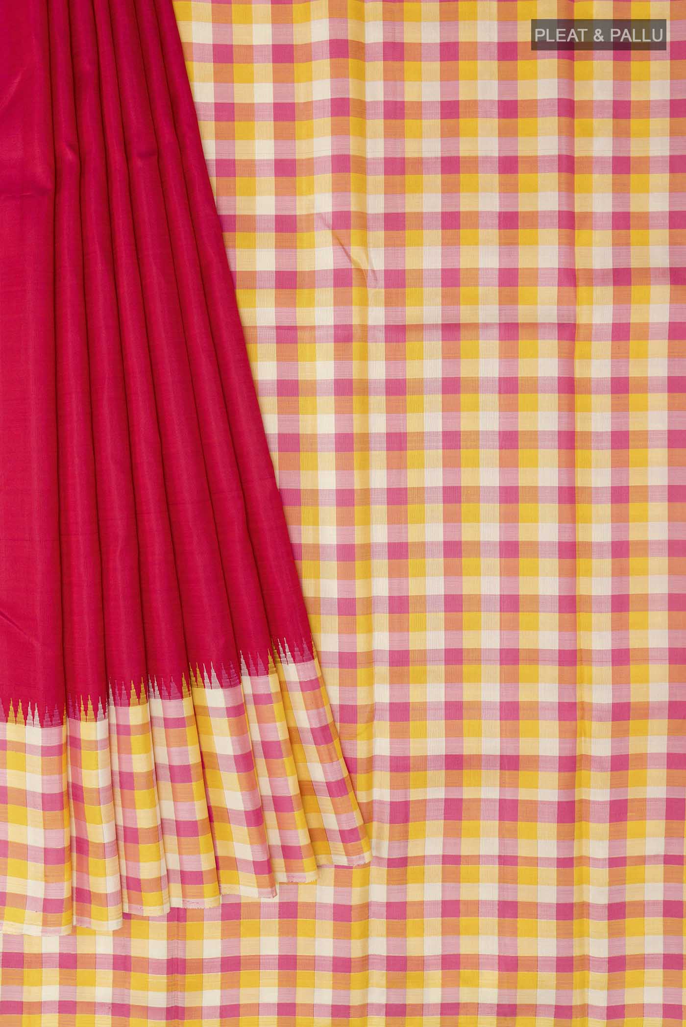 pleats pallu