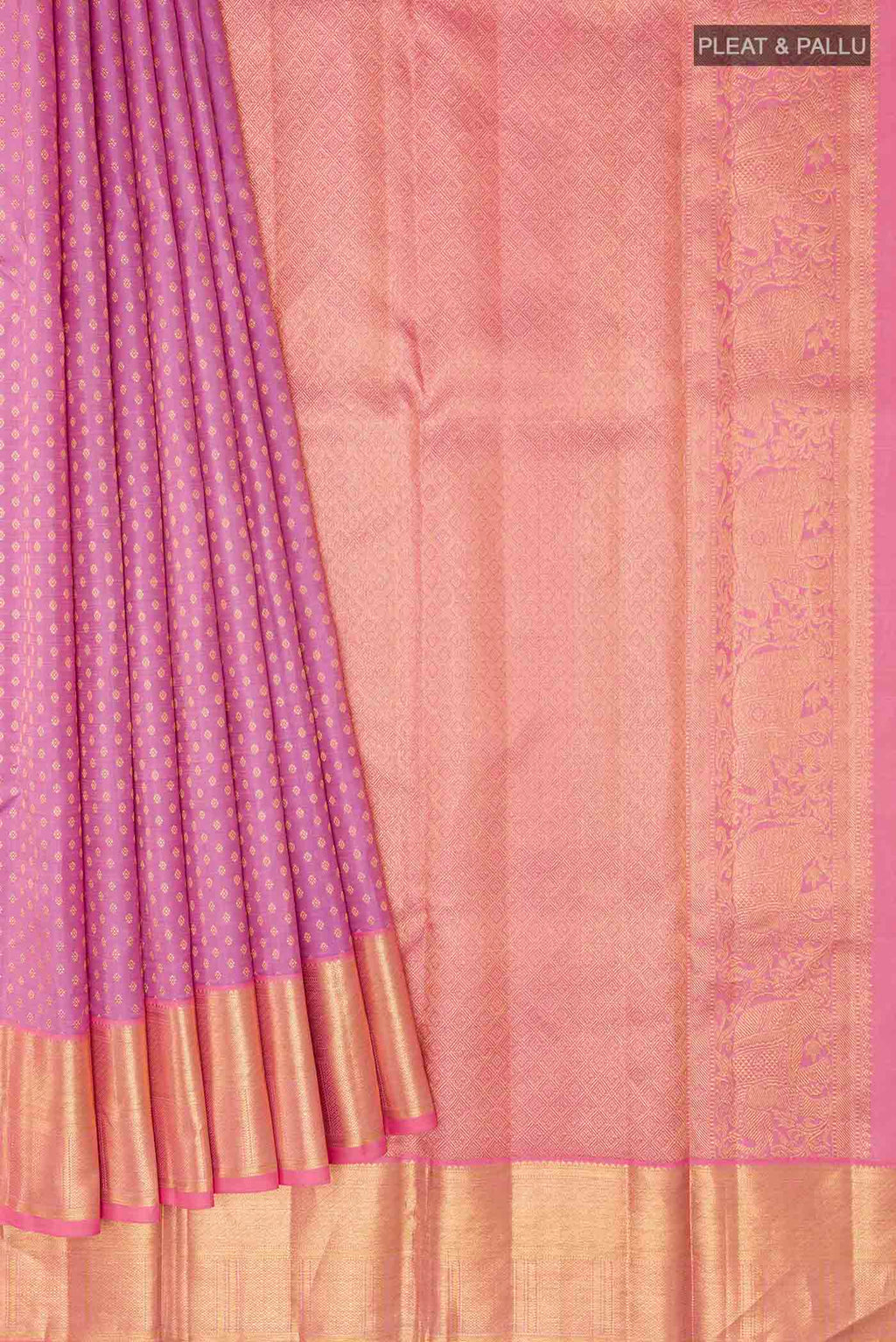 pleats pallu