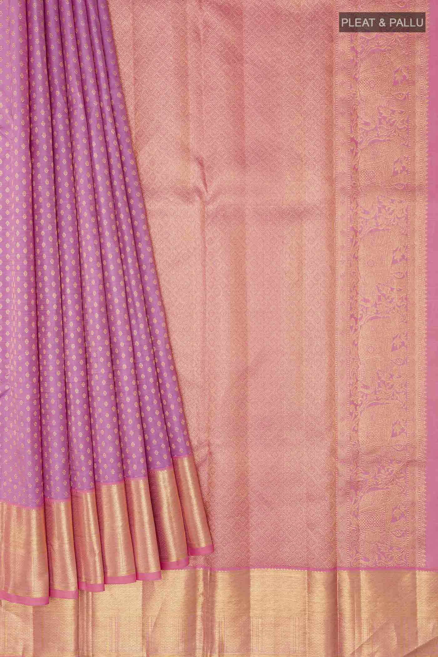 pleats pallu