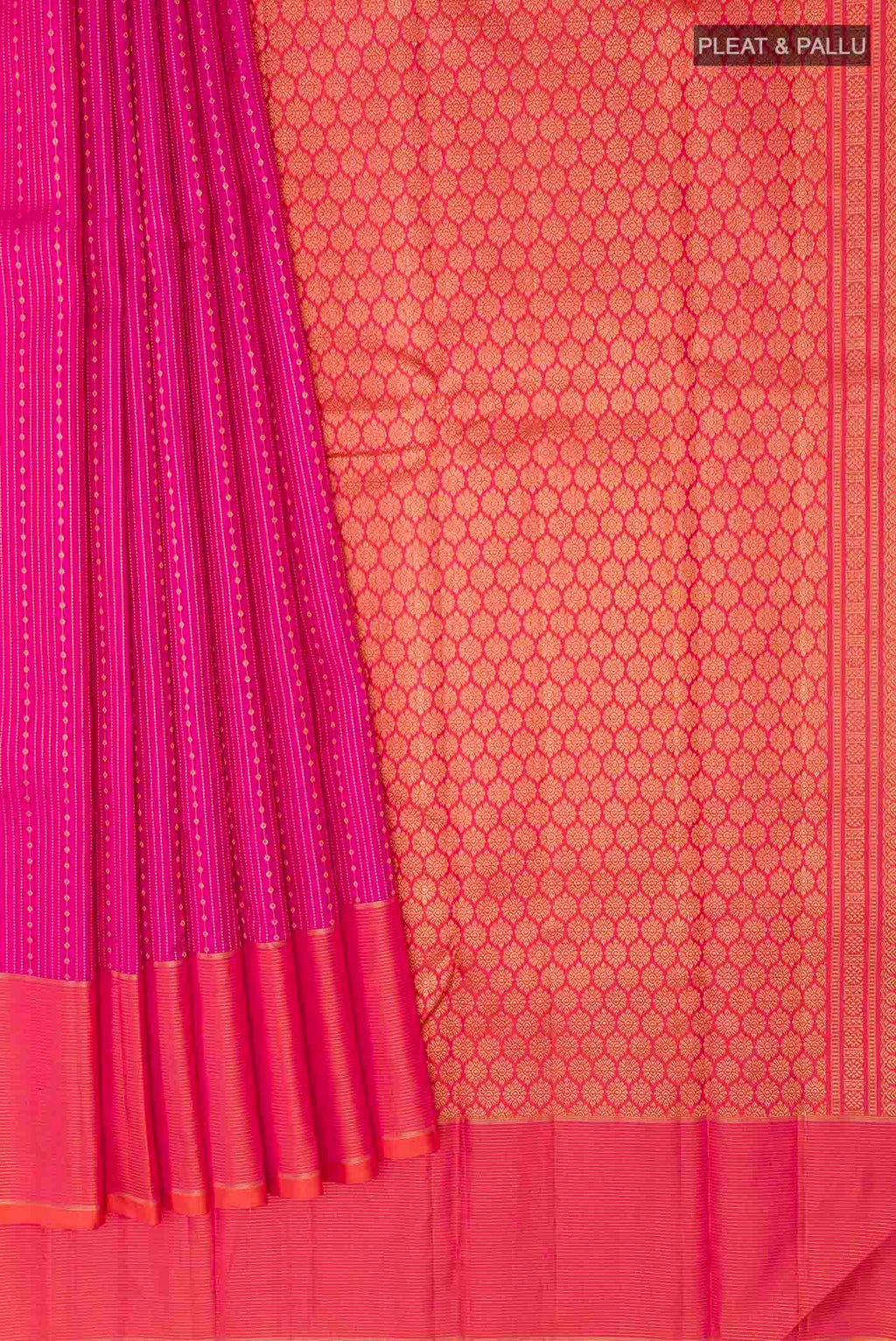 pleats pallu