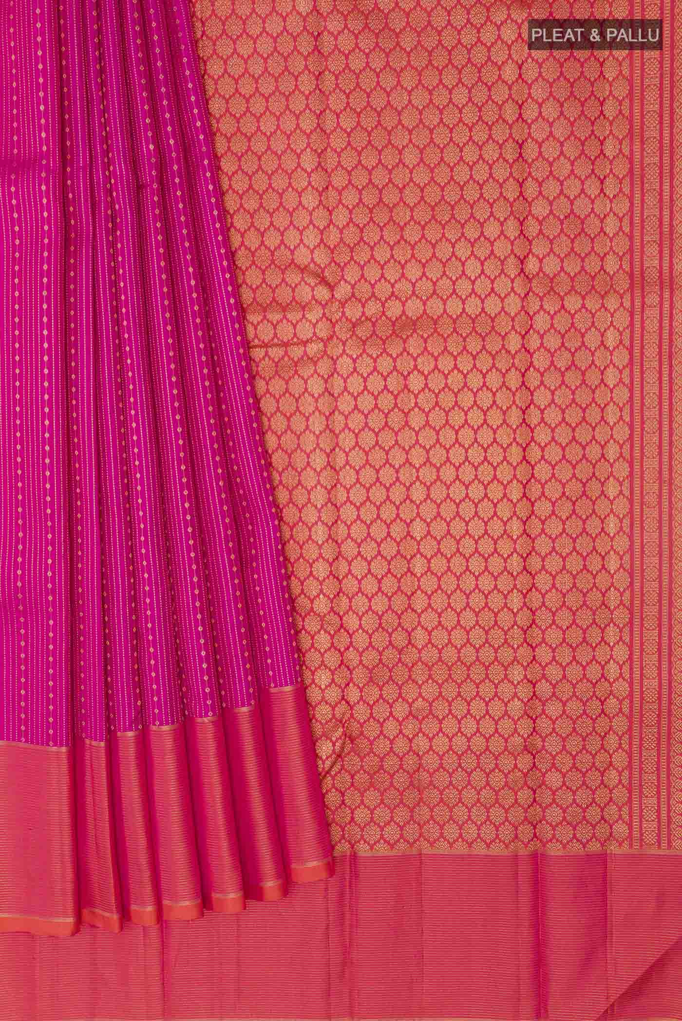 pleats pallu
