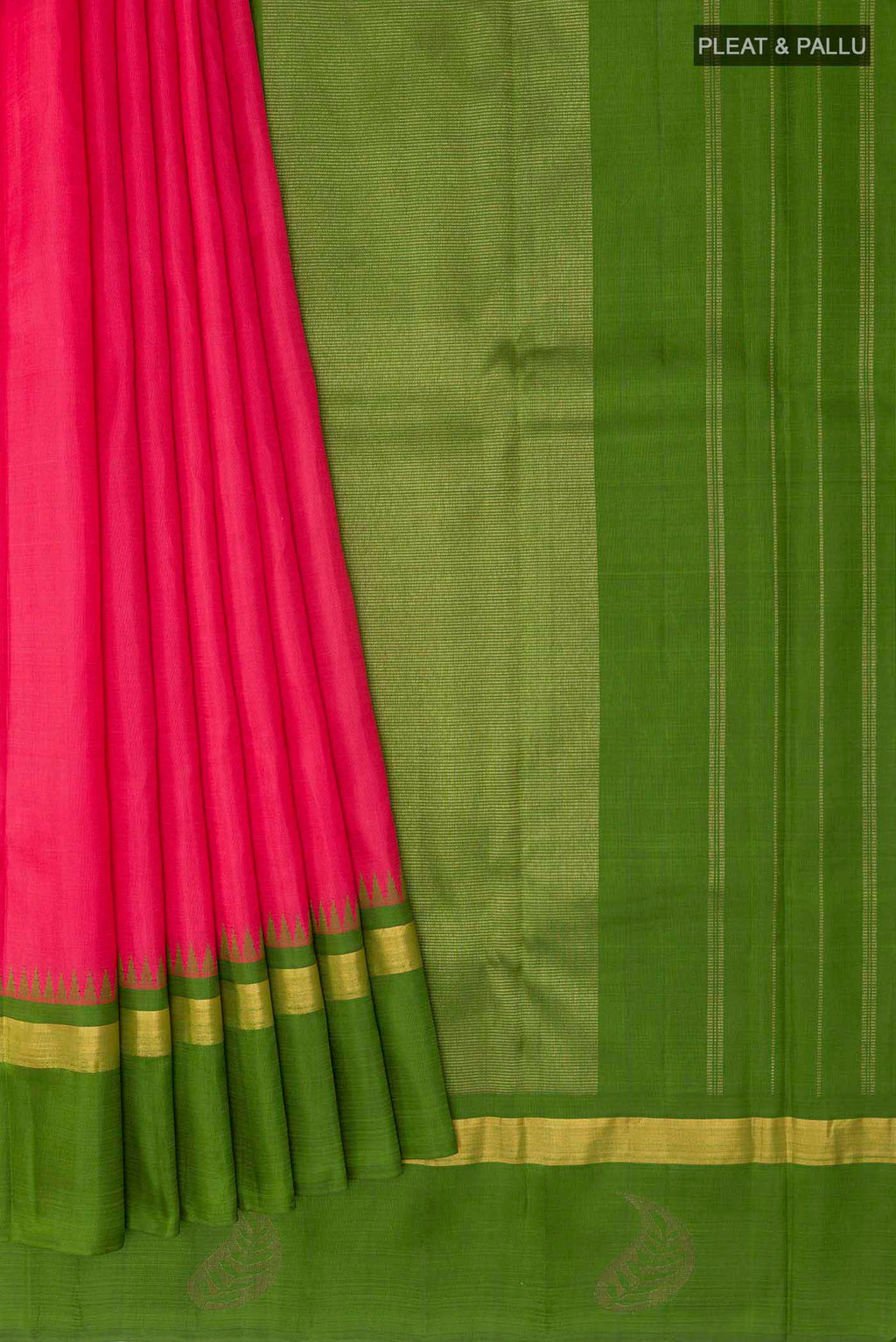 pleats pallu