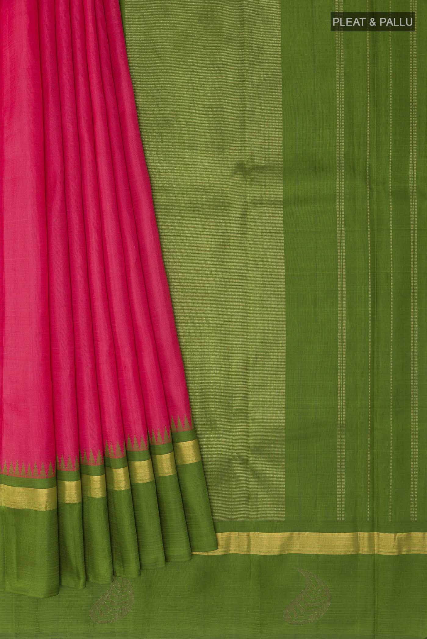 pleats pallu