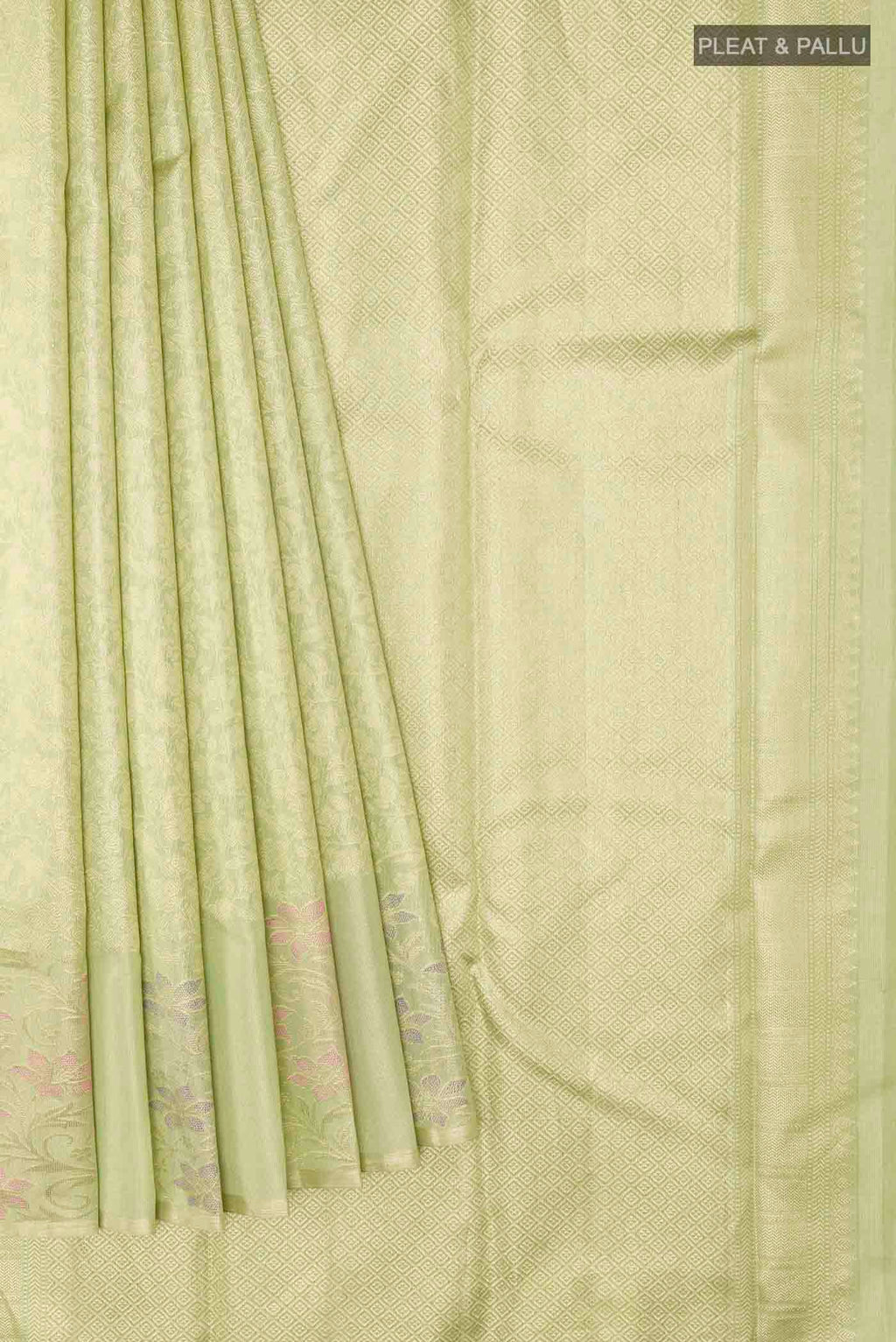 pleats pallu