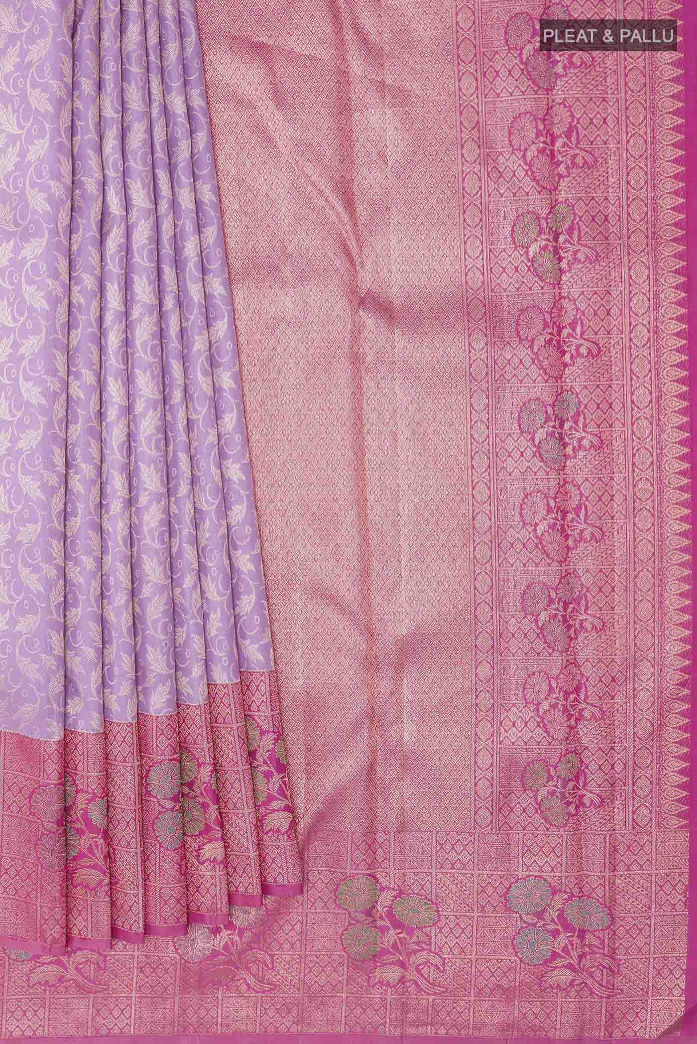 pleats pallu