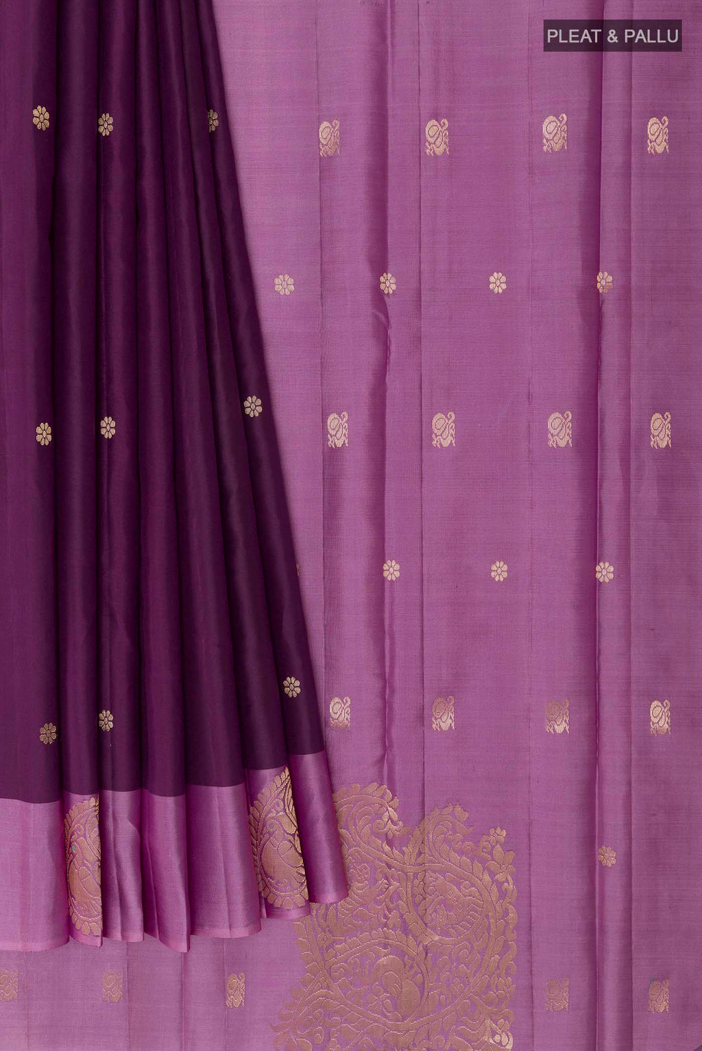 pleats pallu