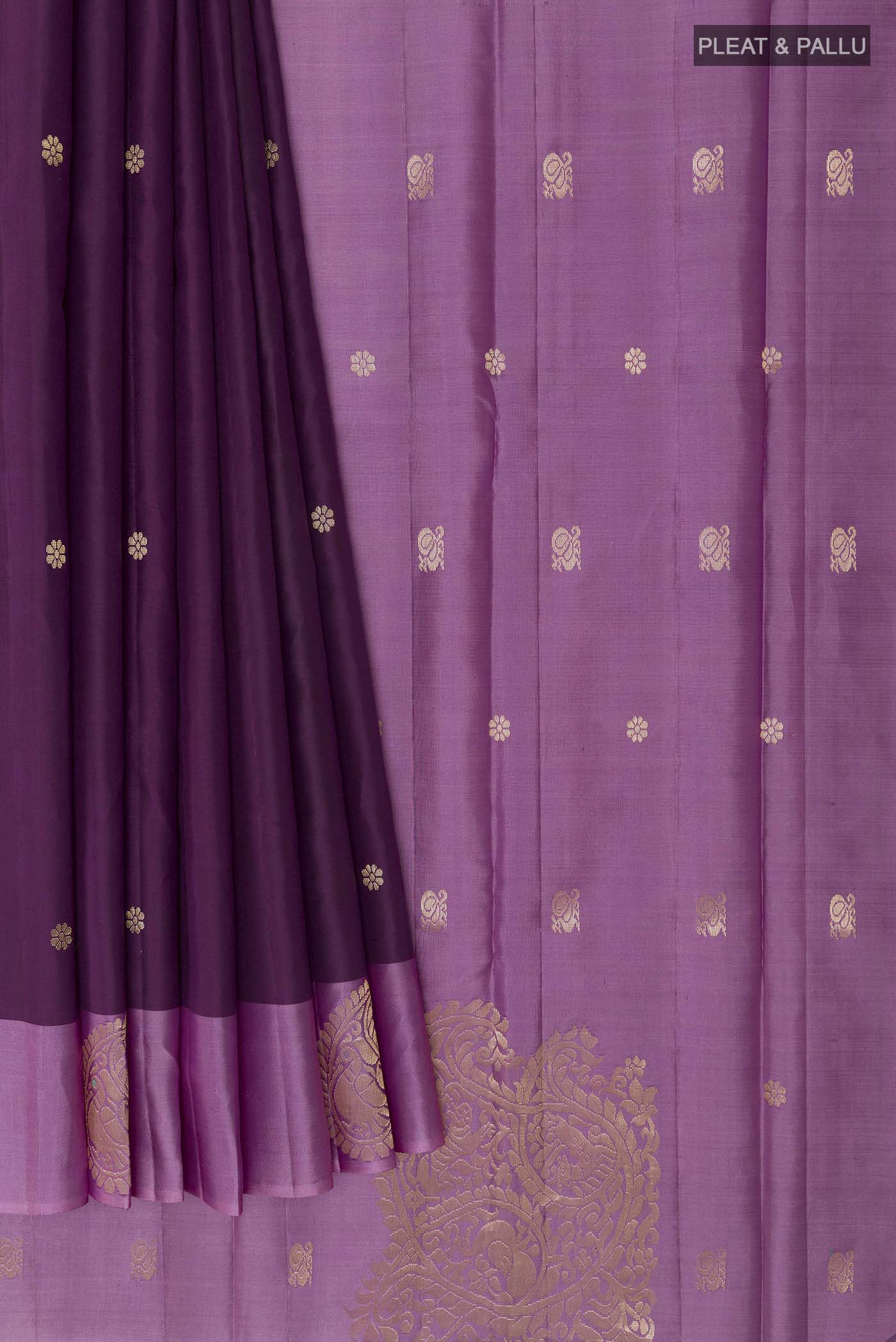 pleats pallu