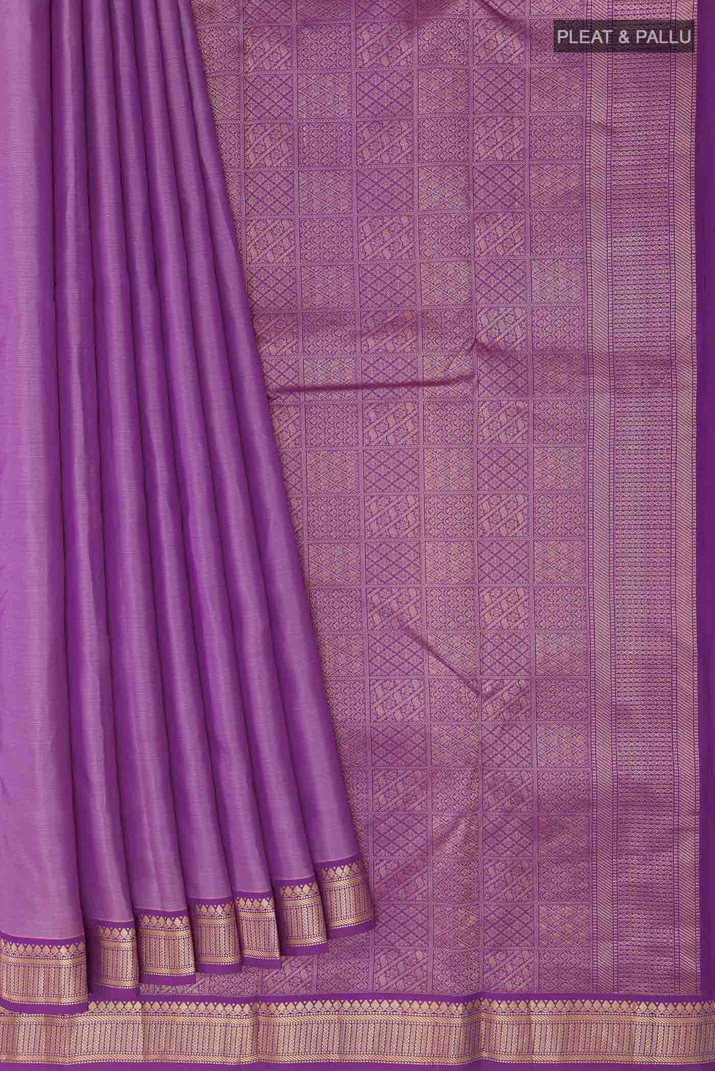 pleats pallu