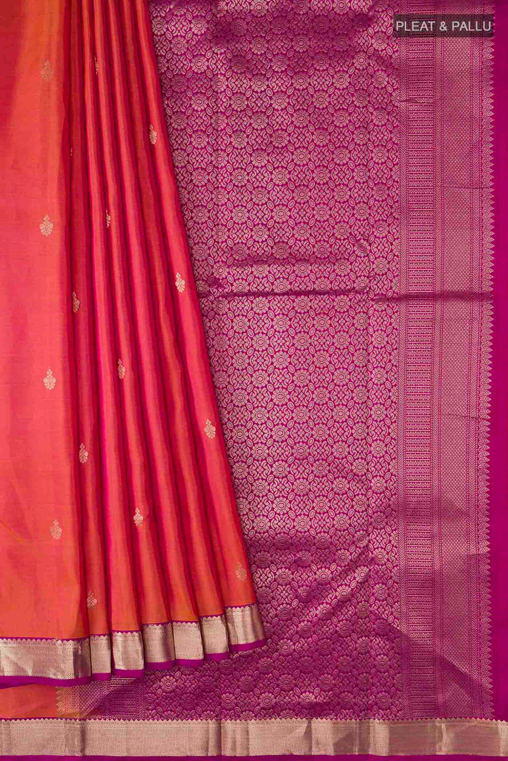 pleats pallu