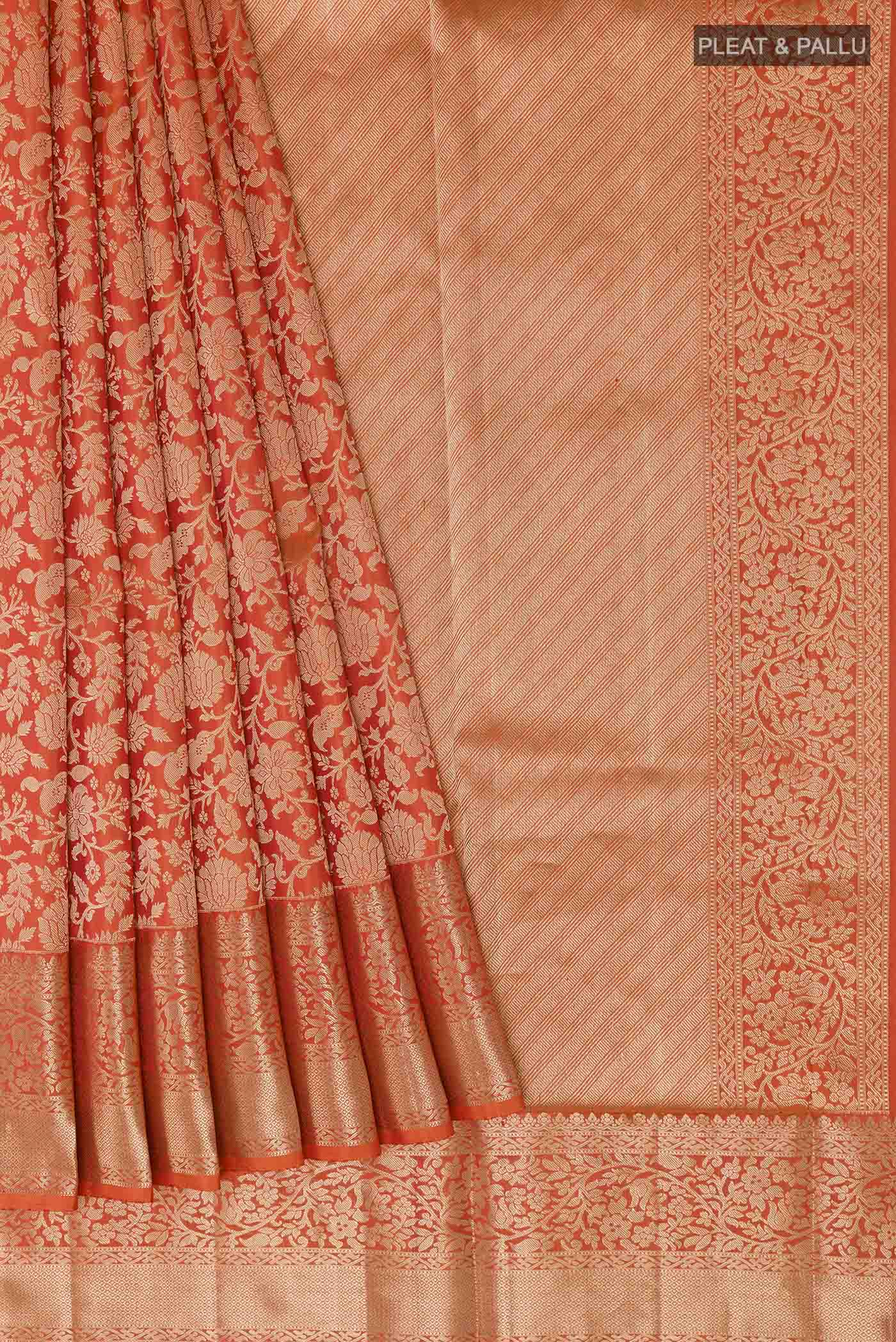 pleats pallu