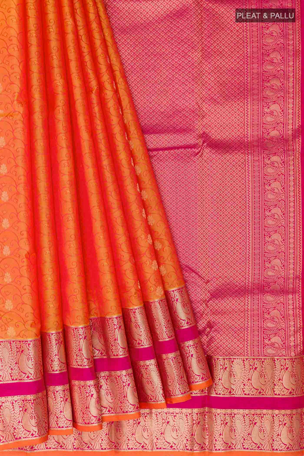 pleats pallu
