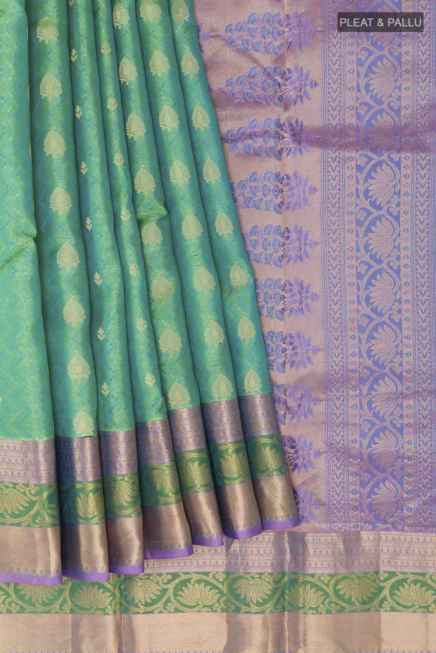 pleats pallu
