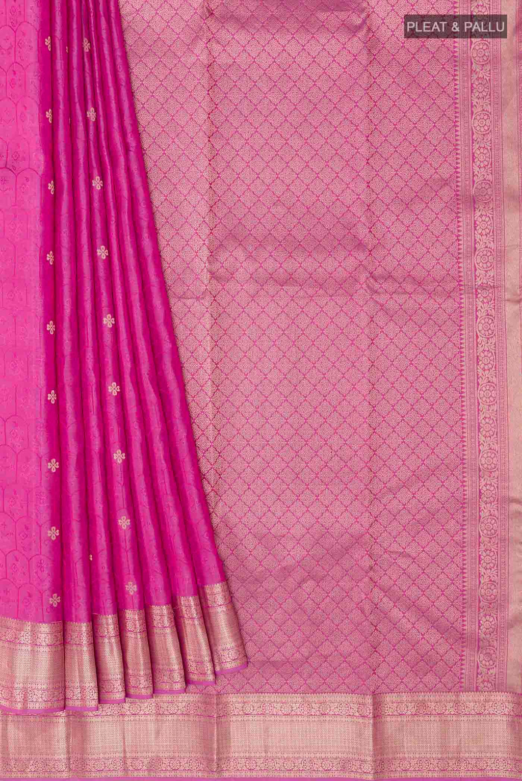 pleats pallu