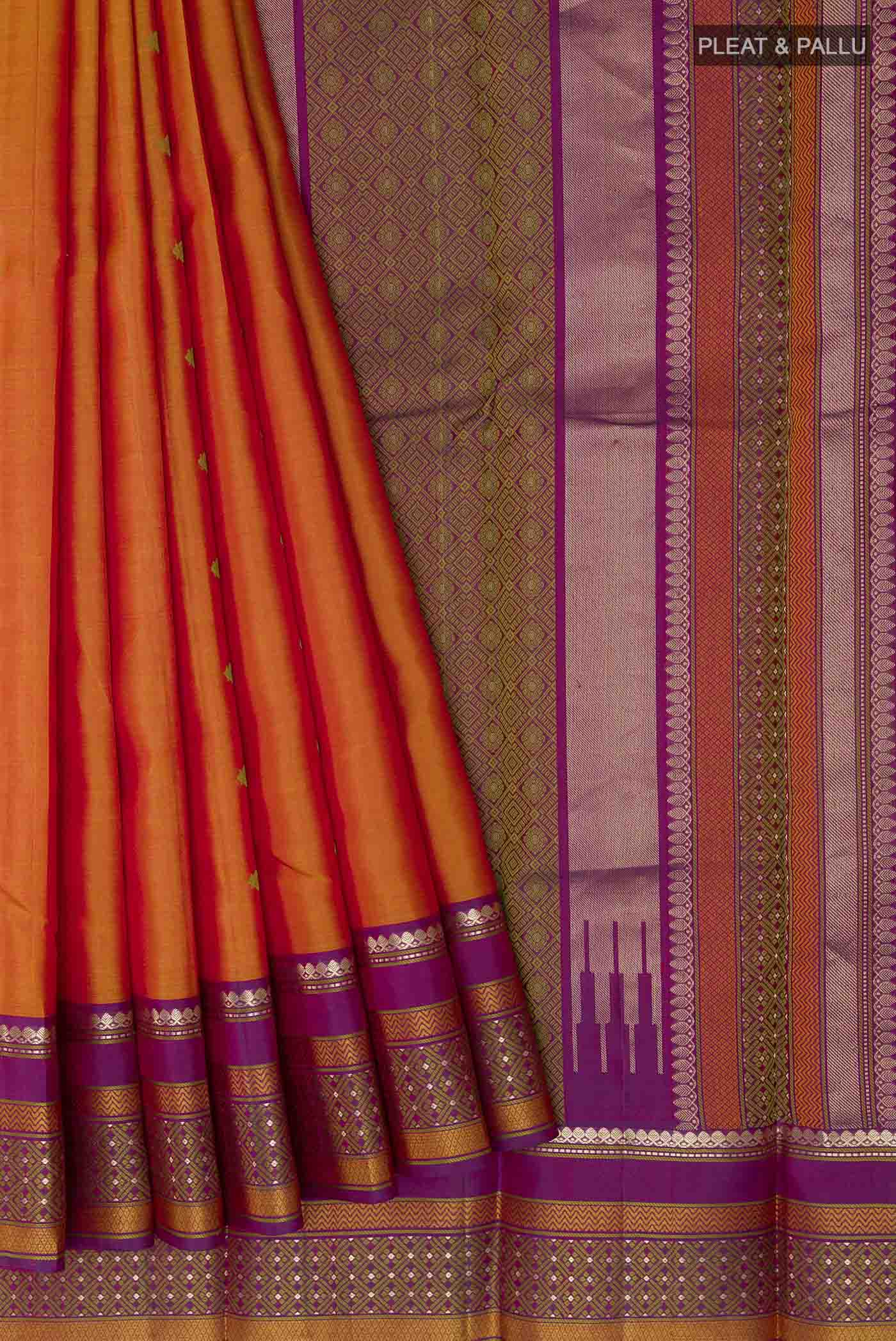 pleats pallu