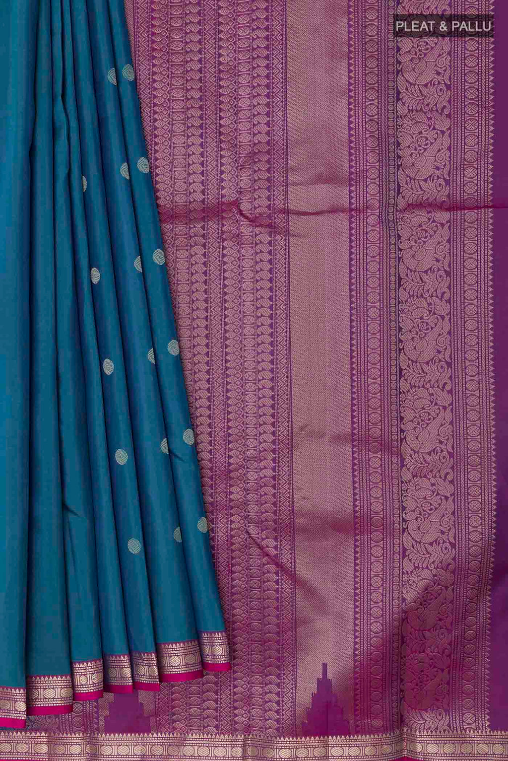pleats pallu