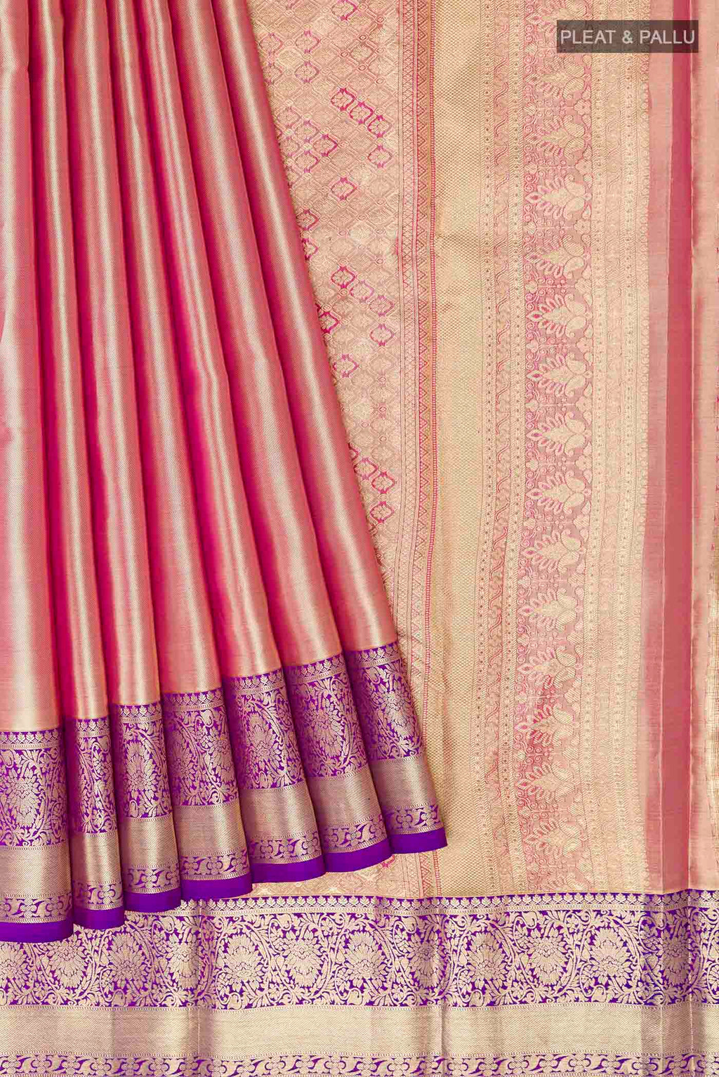 pleats pallu