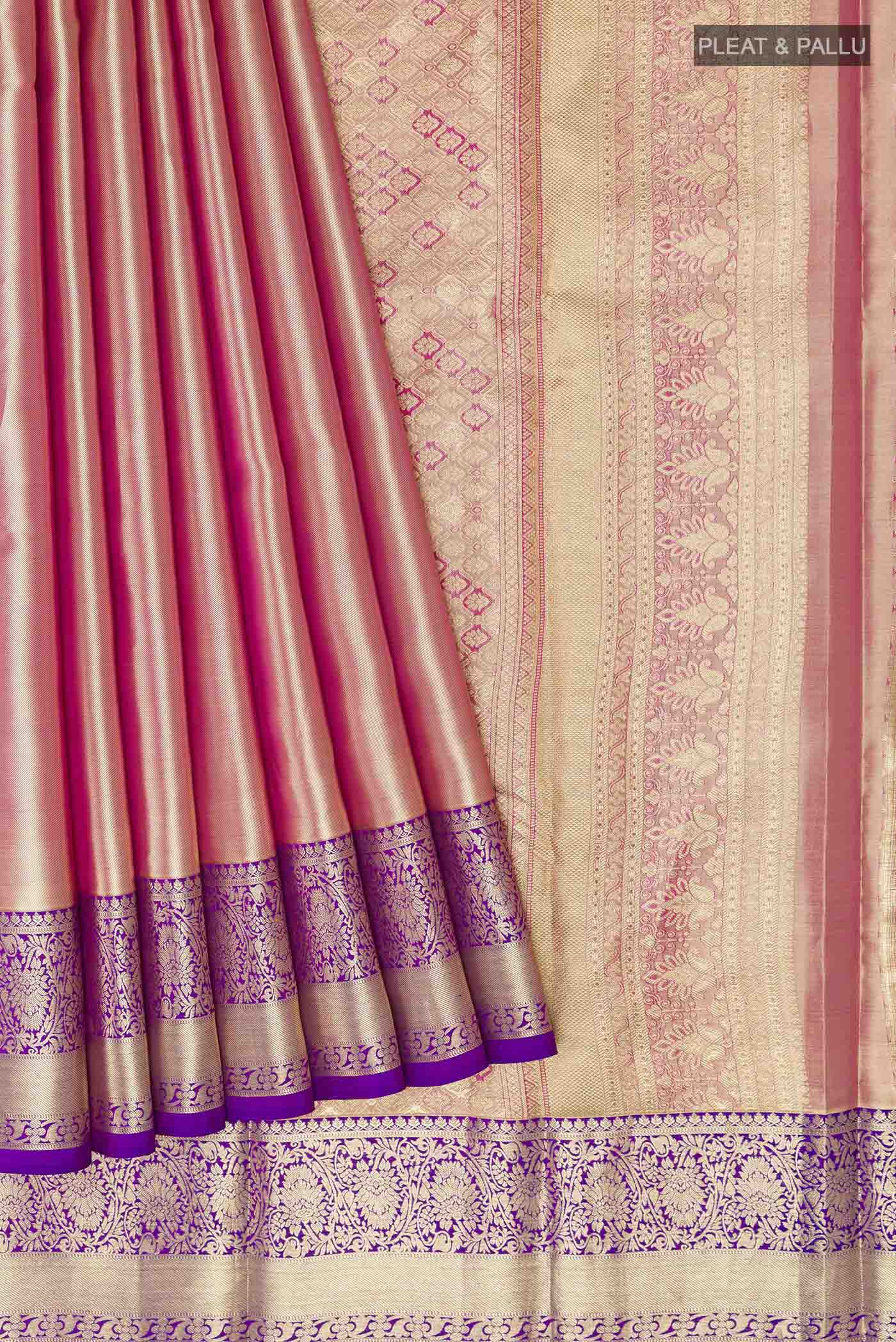 pleats pallu