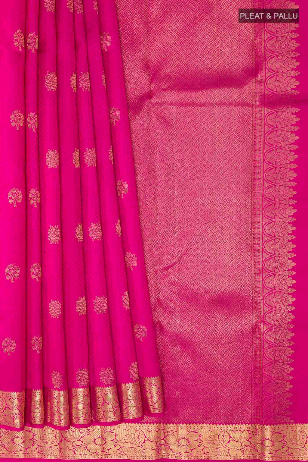 pleats pallu