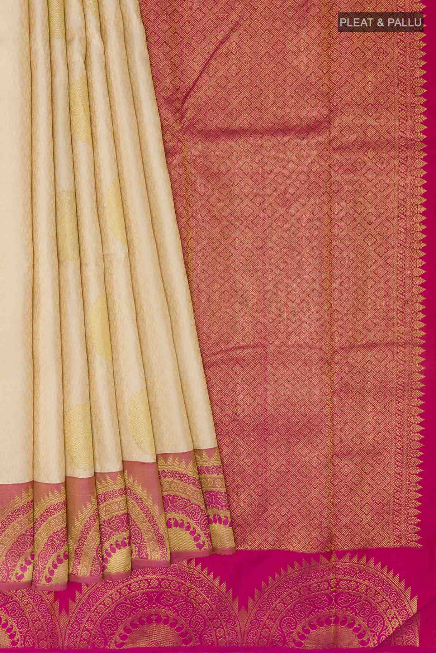 pleats pallu